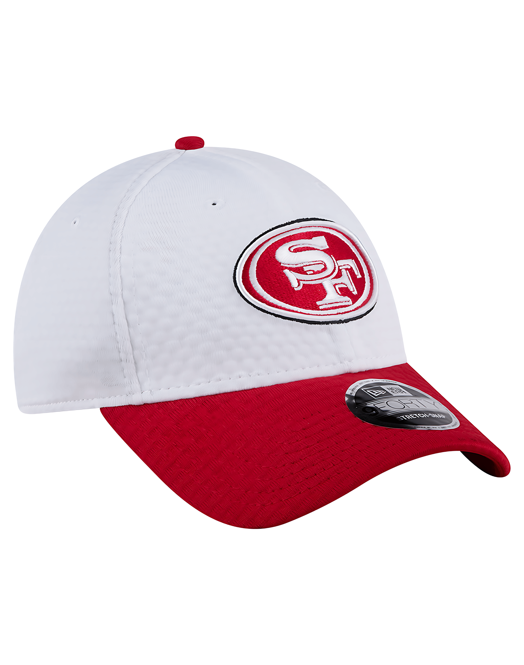 Youths San Francisco 49ers New Era NFL 24 Training 9FORTY Snapback Hat - White