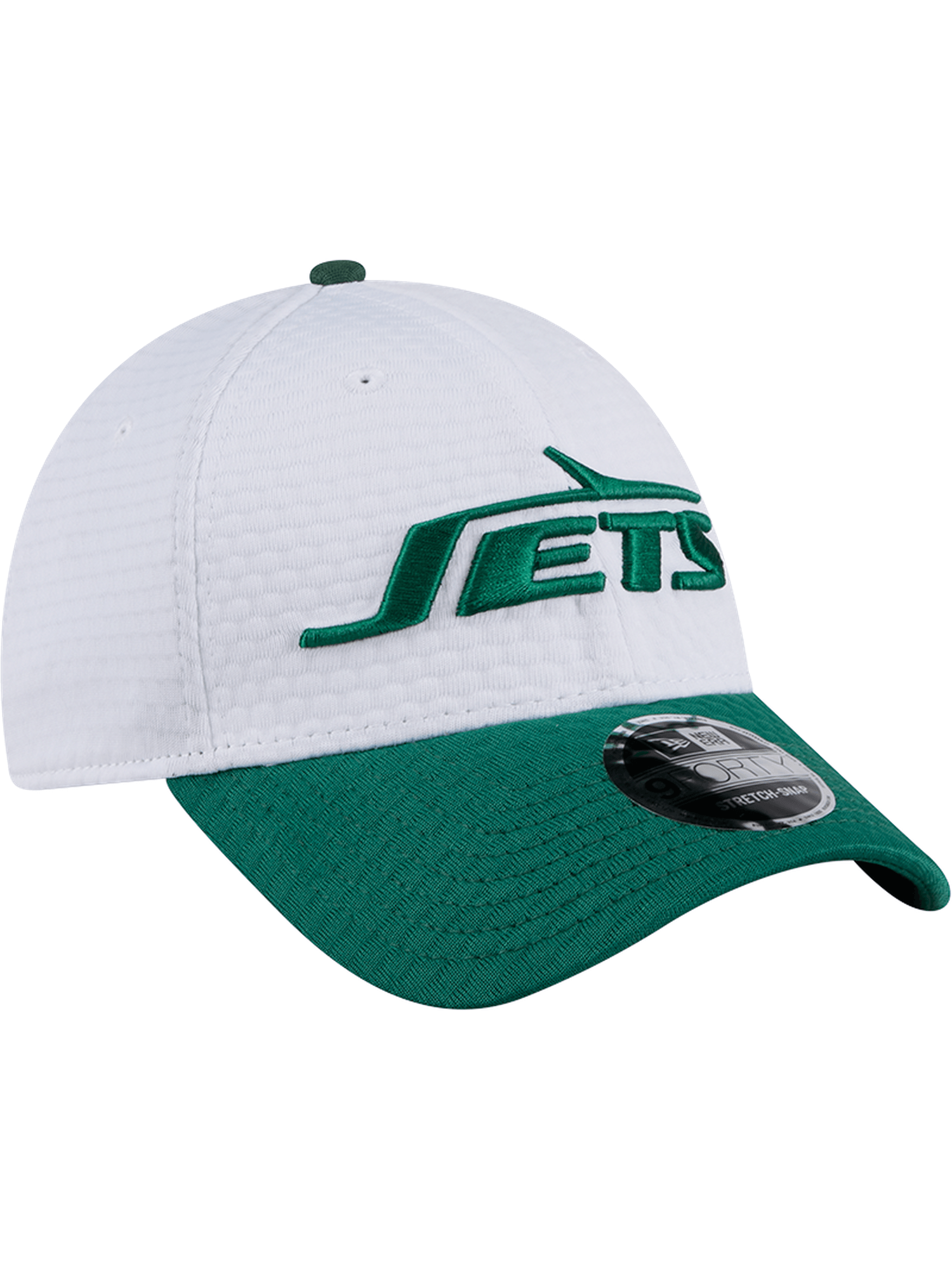 New York Jets New Era NFL 24 Training 9FORTY Stretch-Snapback Hat - White