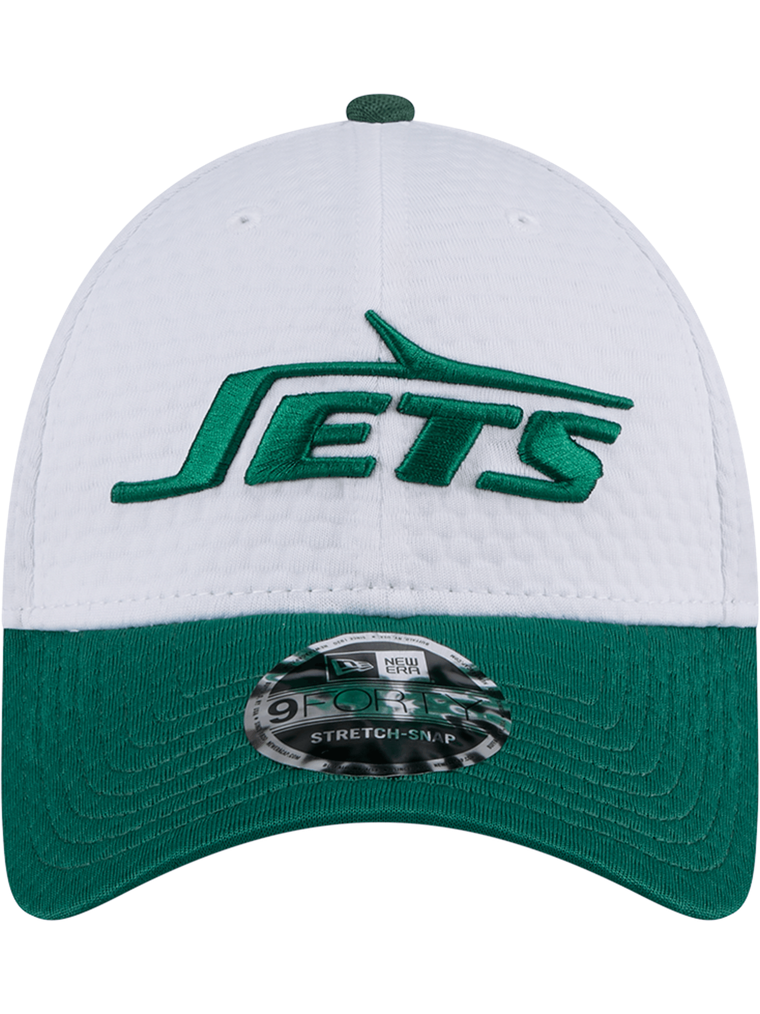 New York Jets New Era NFL 24 Training 9FORTY Stretch-Snapback Hat - White