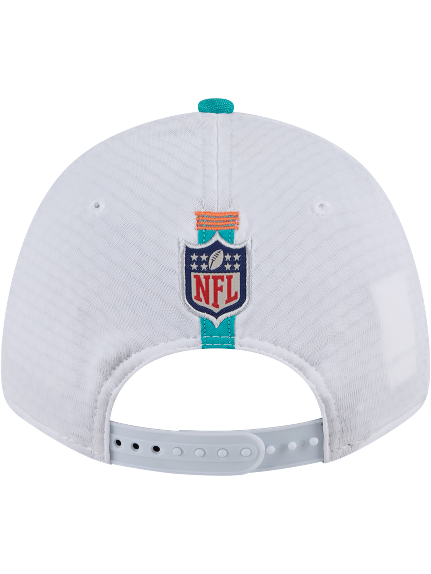 Miami Dolphins New Era NFL 24 Training 9FORTY Stretch-Snapback Hat - White