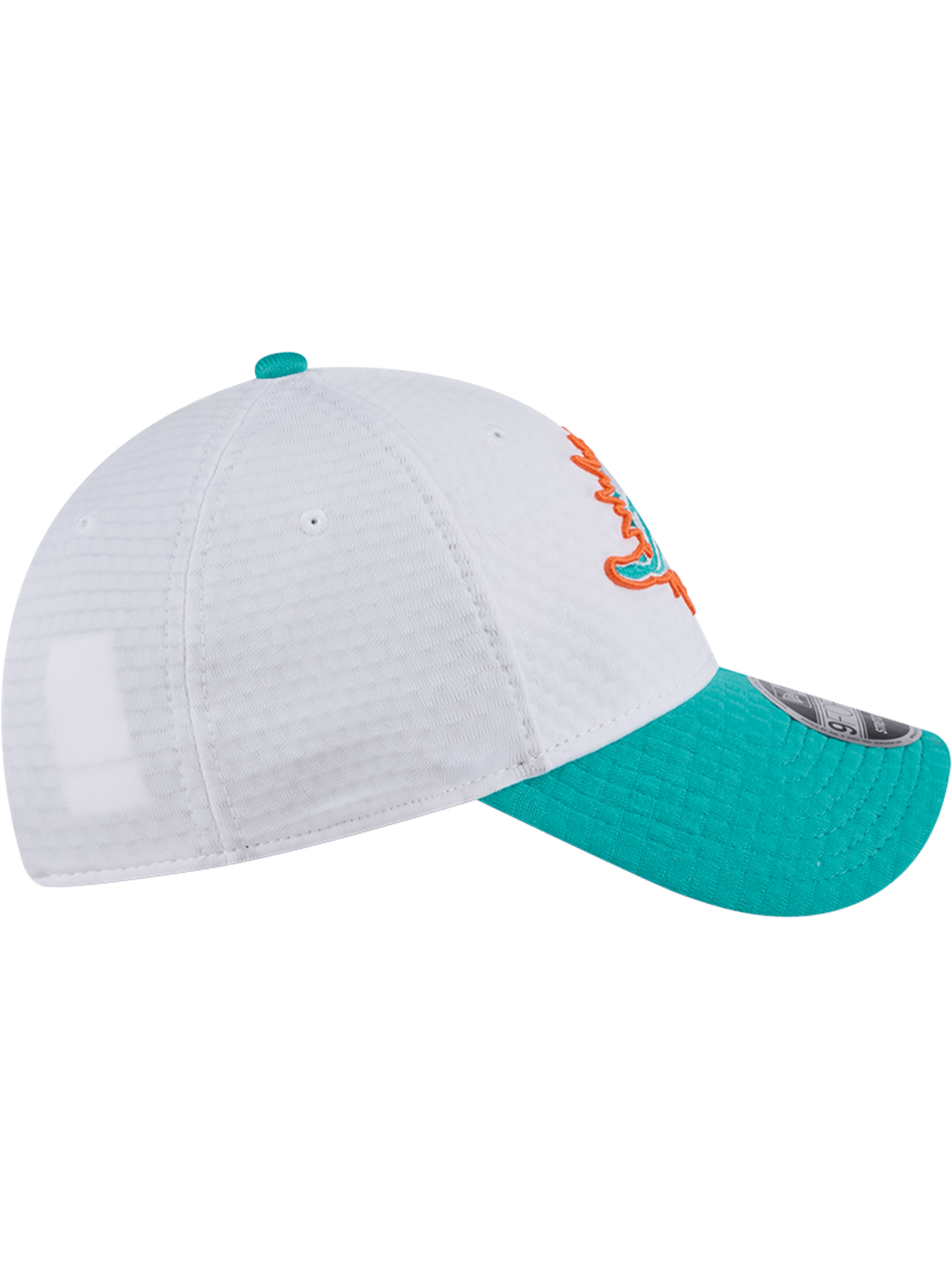 Miami Dolphins New Era NFL 24 Training 9FORTY Stretch-Snapback Hat - White