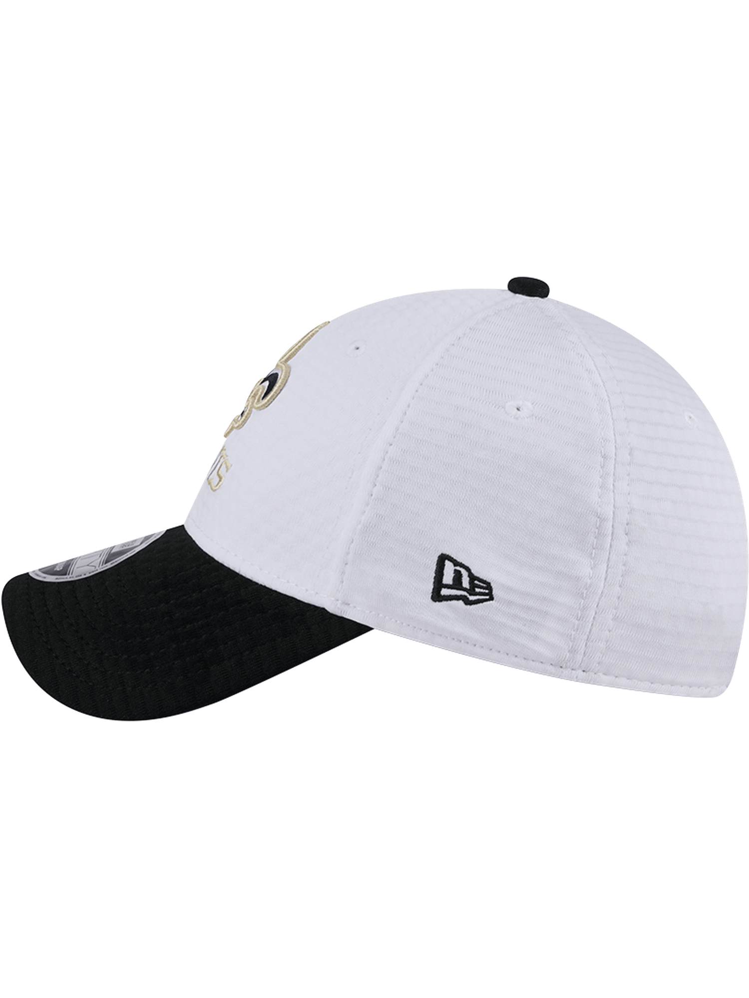 New Orleans Saints New Era NFL 24 Training 9FORTY Stretch-Snapback Hat - White