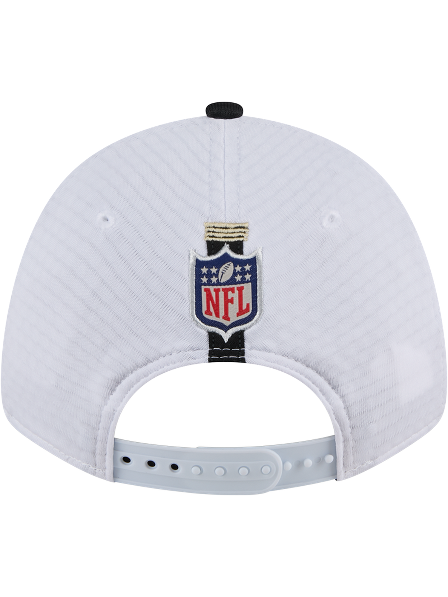 New Orleans Saints New Era NFL 24 Training 9FORTY Stretch-Snapback Hat - White