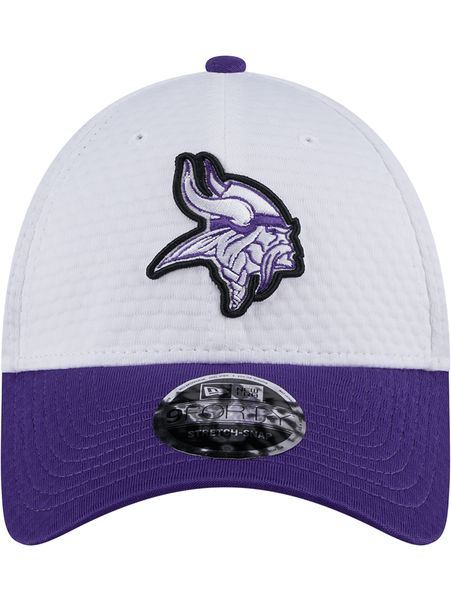 Minnesota Vikings New Era NFL 24 Training 9FORTY Stretch-Snapback Hat - White