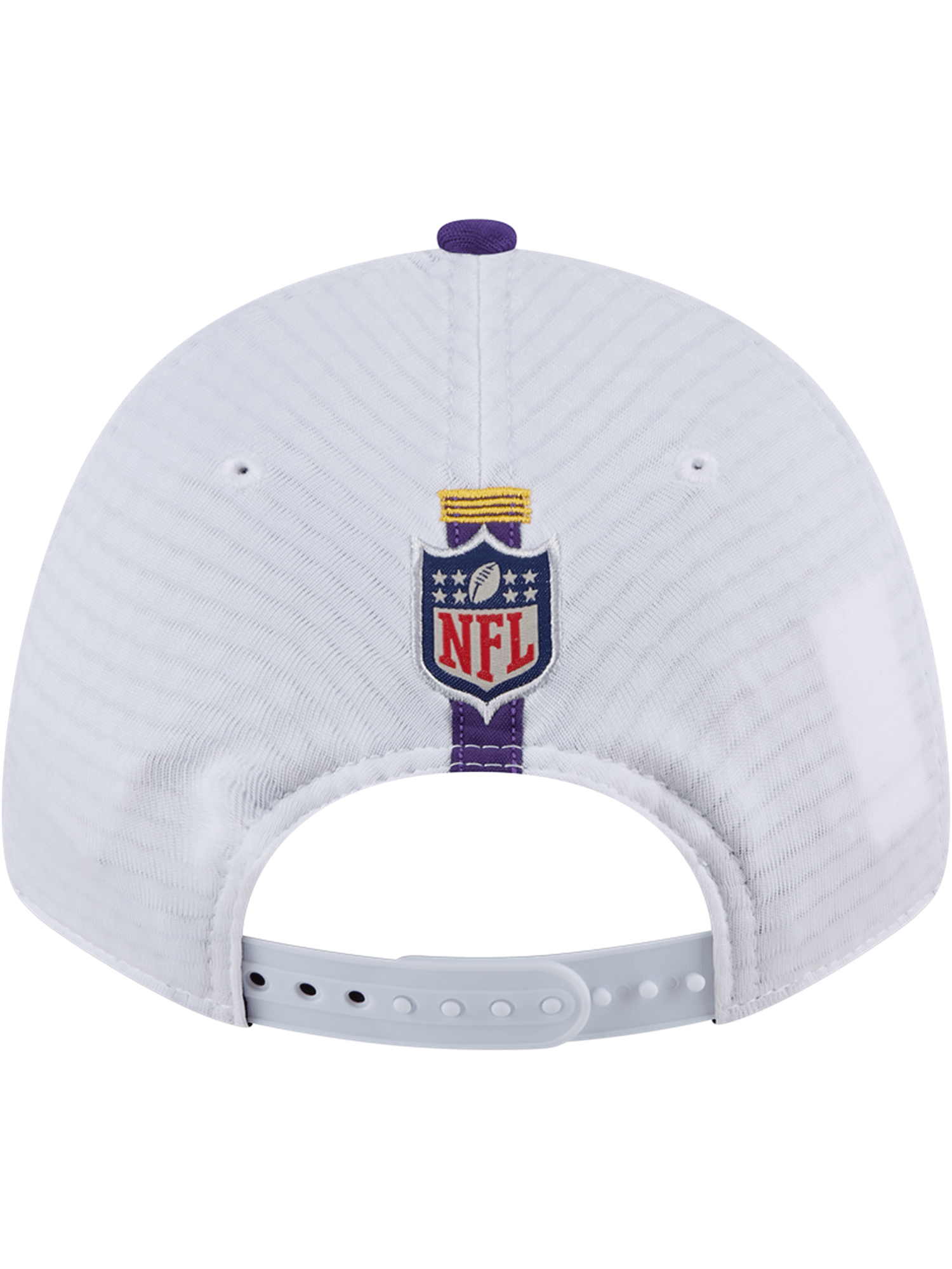 Minnesota Vikings New Era NFL 24 Training 9FORTY Stretch-Snapback Hat - White