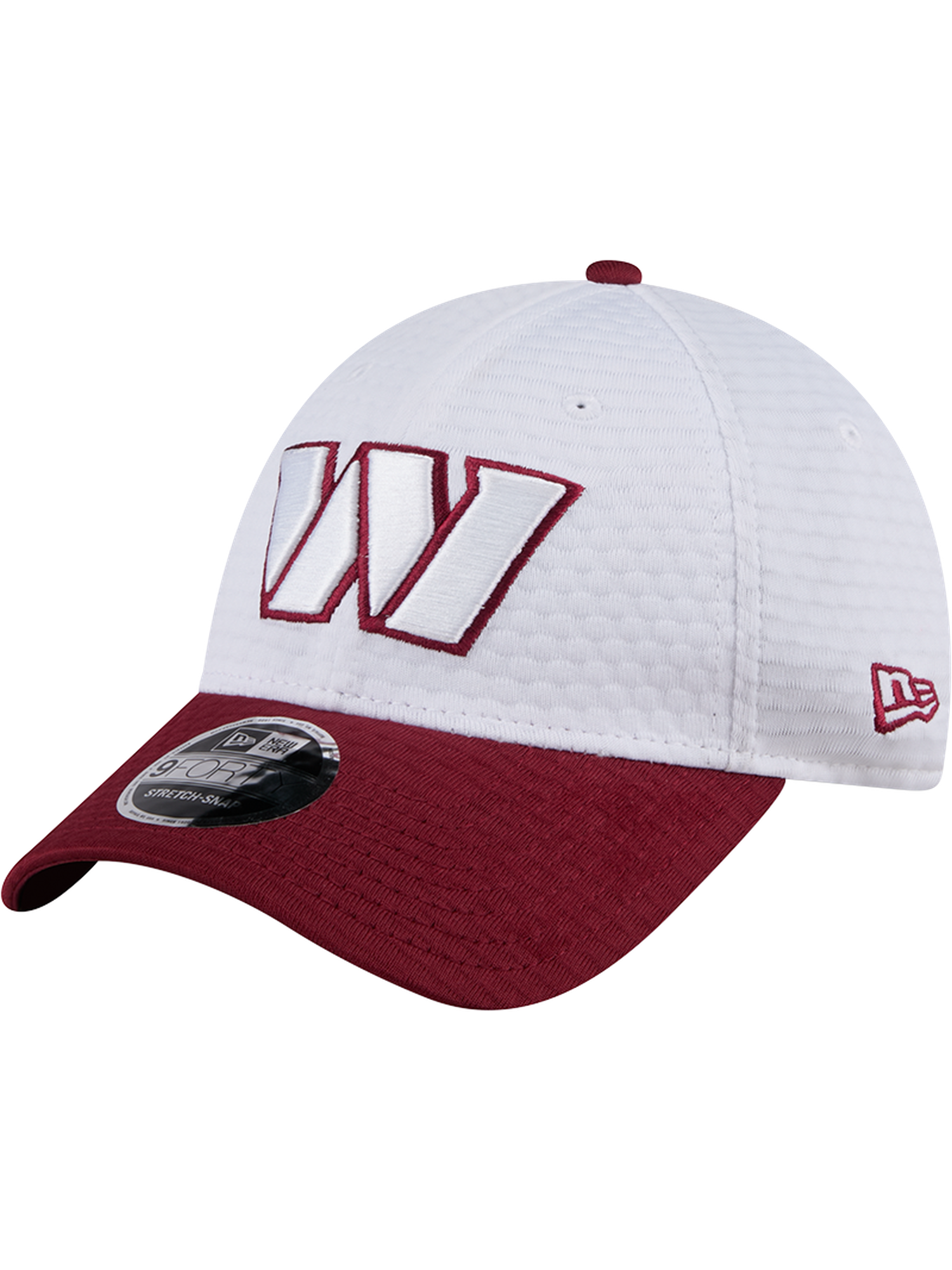 Washington Commanders New Era NFL 24 Training 9FORTY Stretch-Snapback Hat - White