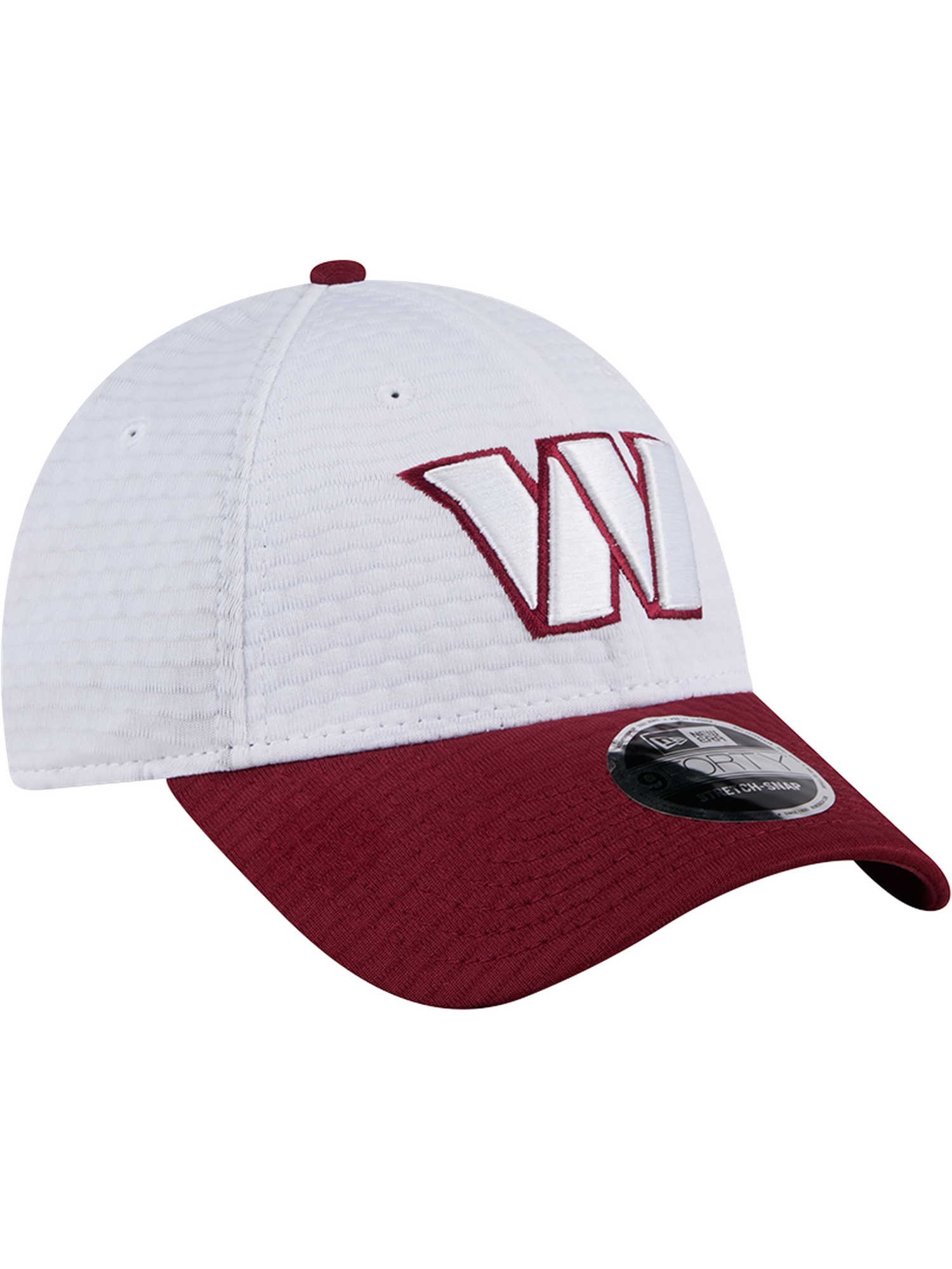 Washington Commanders New Era NFL 24 Training 9FORTY Stretch-Snapback Hat - White