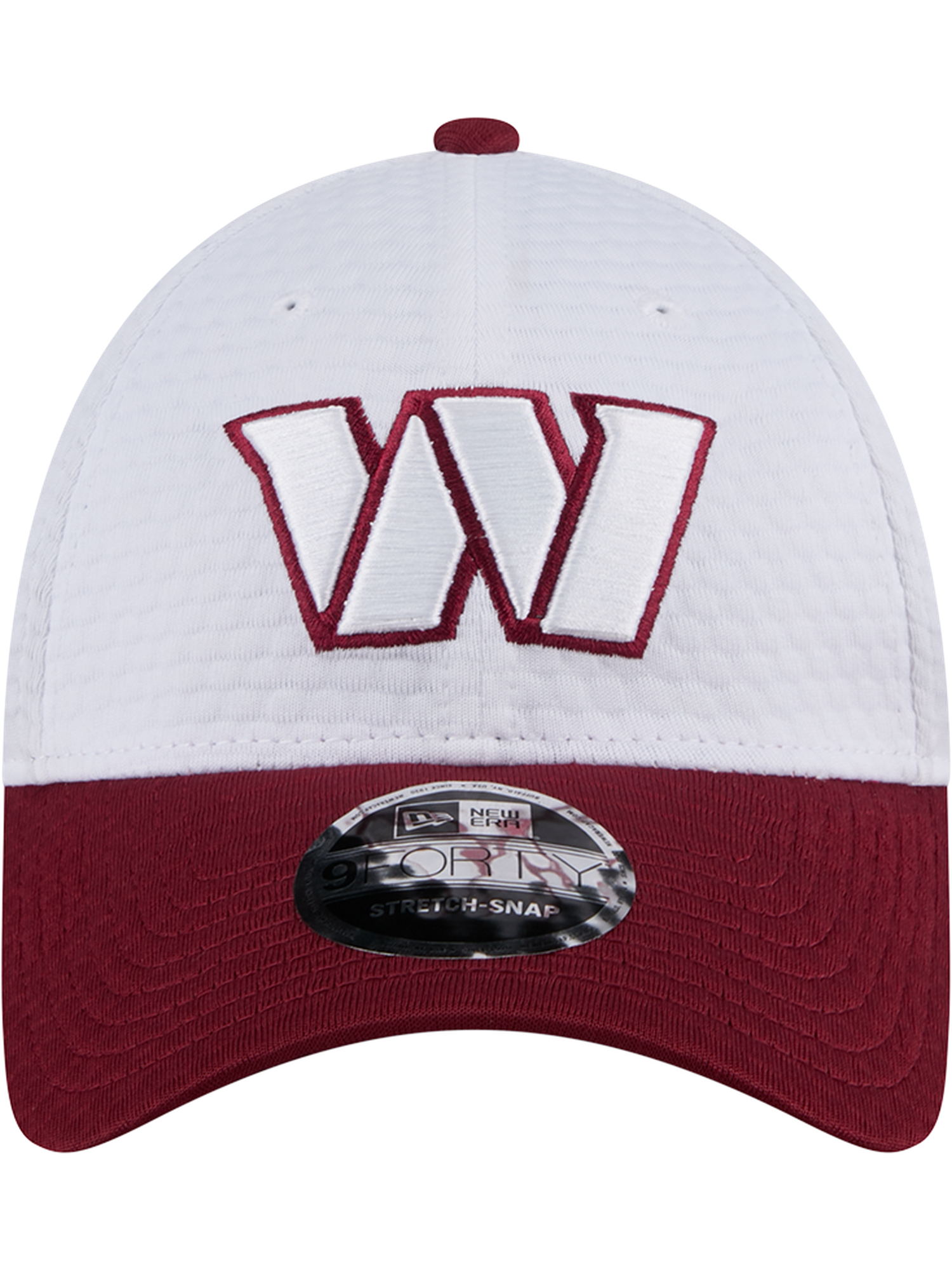 Washington Commanders New Era NFL 24 Training 9FORTY Stretch-Snapback Hat - White