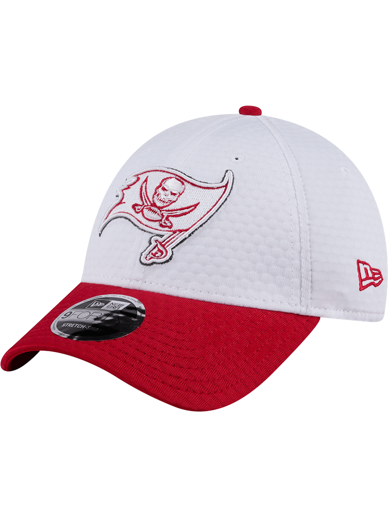 Tampa Bay Buccaneers New Era NFL 24 Training 9FORTY Stretch-Snapback Hat - White