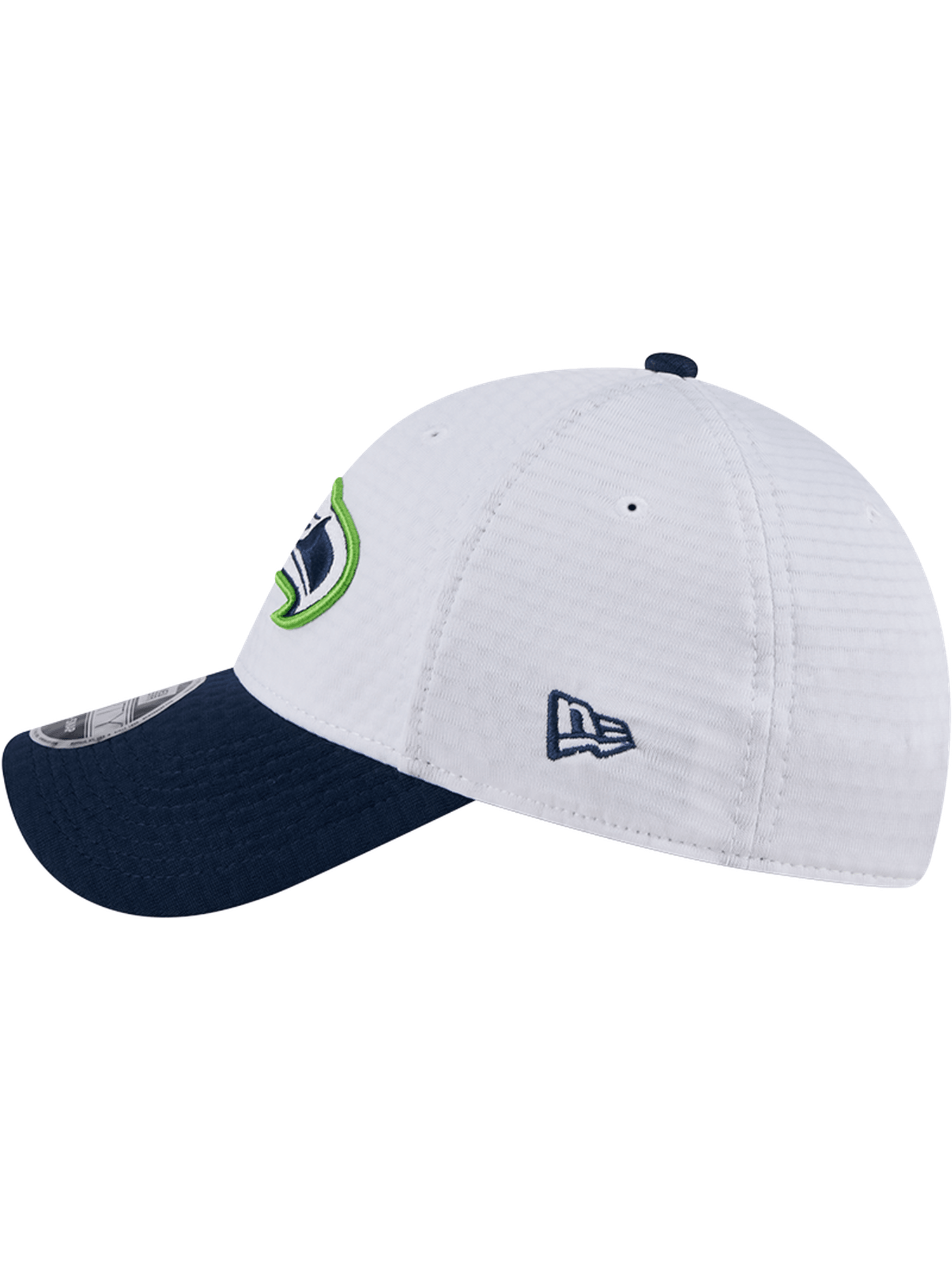 Seattle Seahawks New Era NFL 24 Training 9FORTY Stretch-Snapback Hat - White