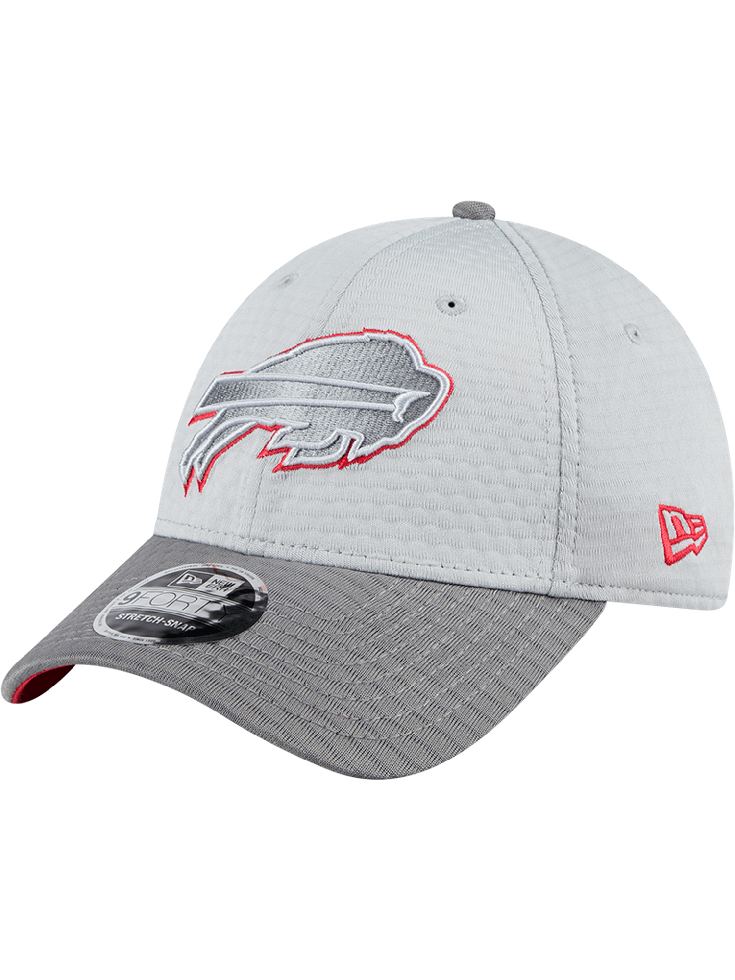 Buffalo Bills New Era NFL 24 Training 9FORTY Stretch-Snapback Hat - Grey