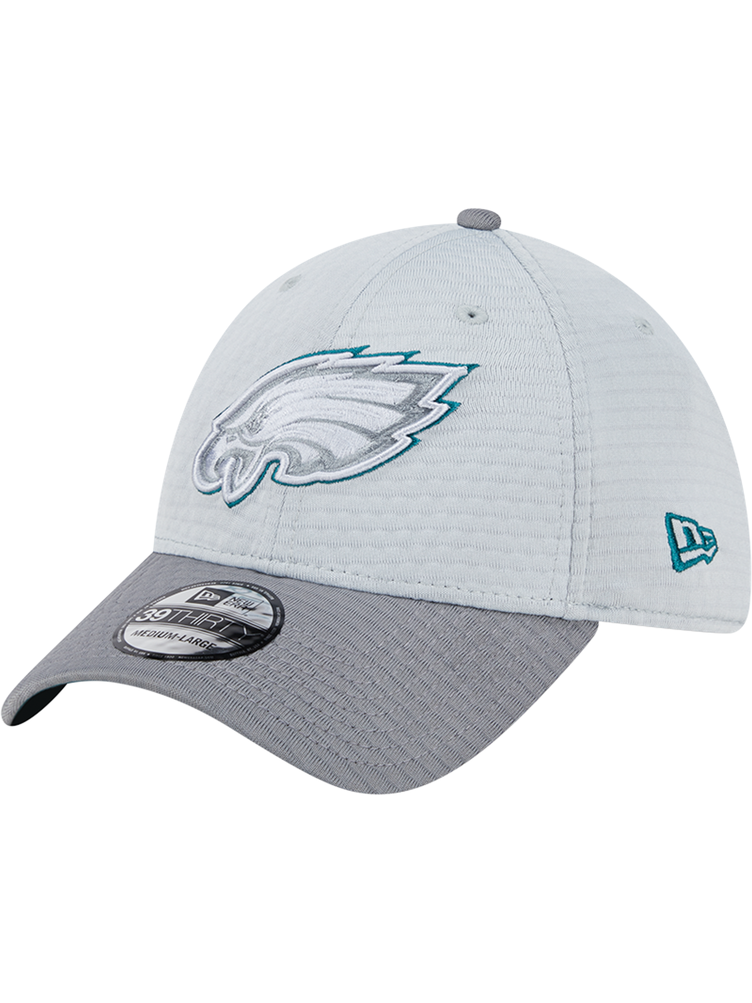 Philadelphia Eagles New Era NFL 24 Training 39THIRTY Stretch-Fit Hat - Grey