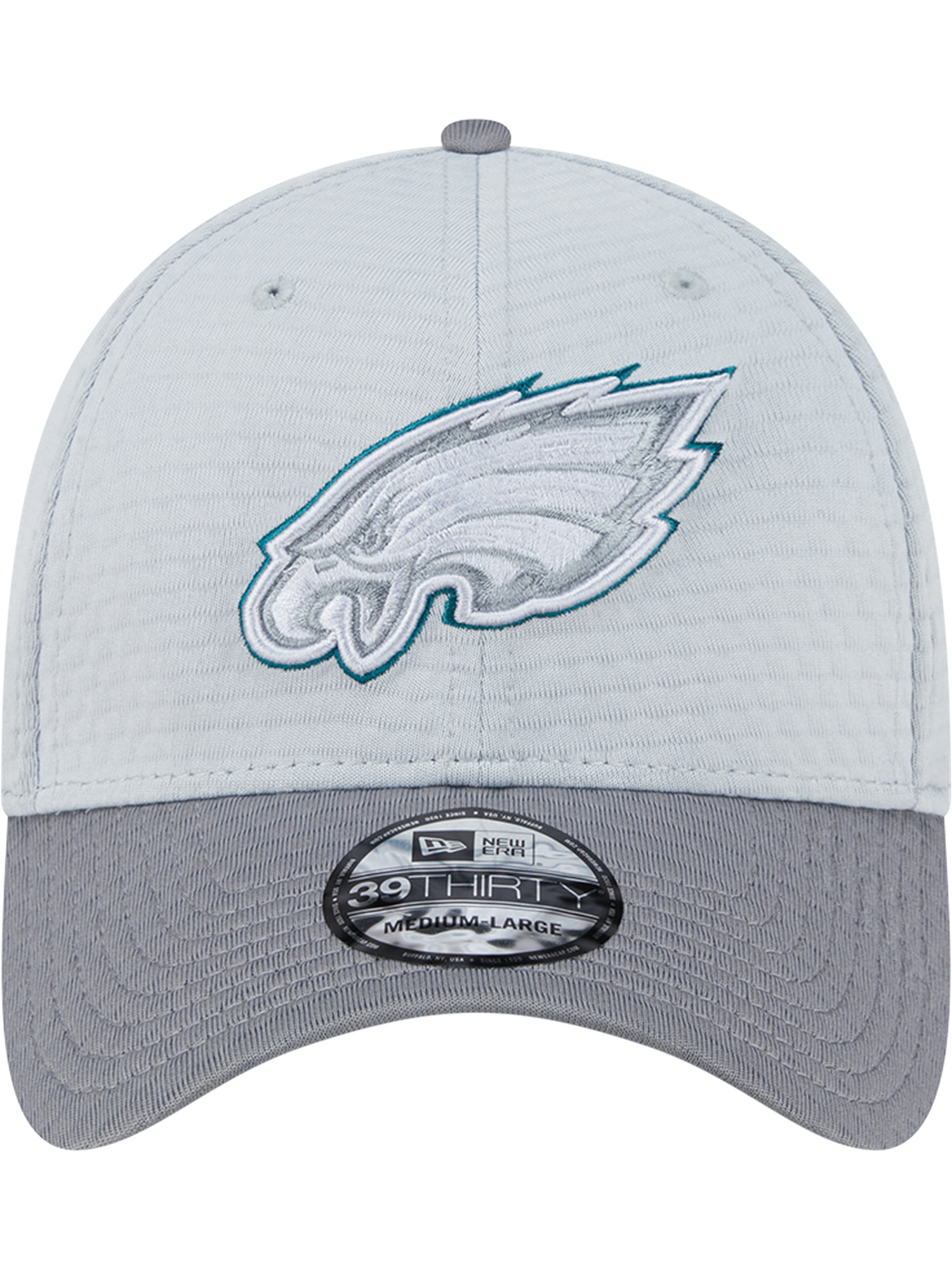 Philadelphia Eagles New Era NFL 24 Training 39THIRTY Stretch-Fit Hat - Grey