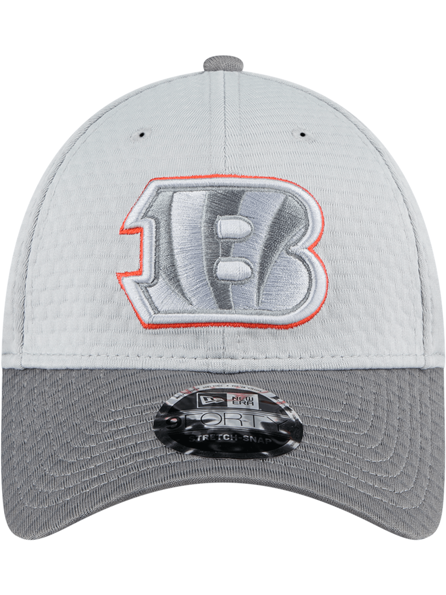 Cincinnati Bengals New Era NFL 24 Training 9FORTY Stretch-Snapback Hat - Grey