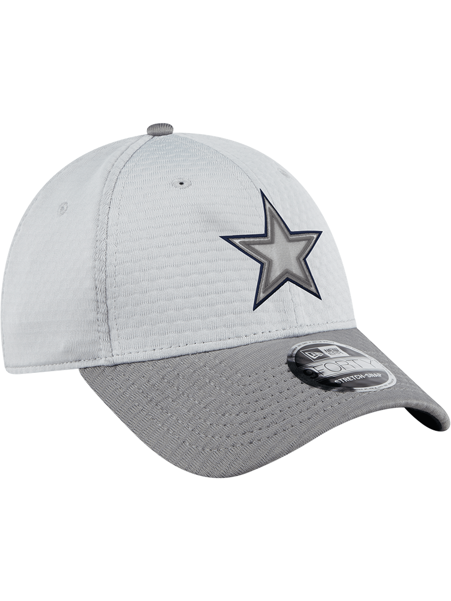 Dallas Cowboys New Era NFL 24 Training 9FORTY Stretch-Snapback Hat - Grey