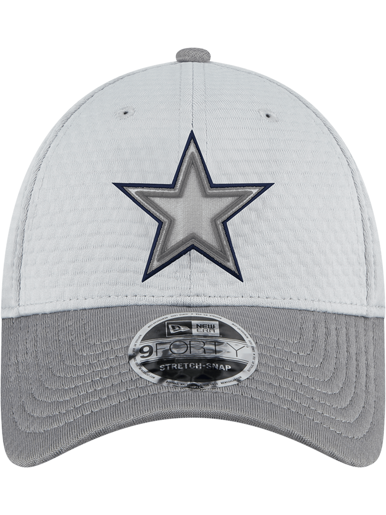 Dallas Cowboys New Era NFL 24 Training 9FORTY Stretch-Snapback Hat - Grey