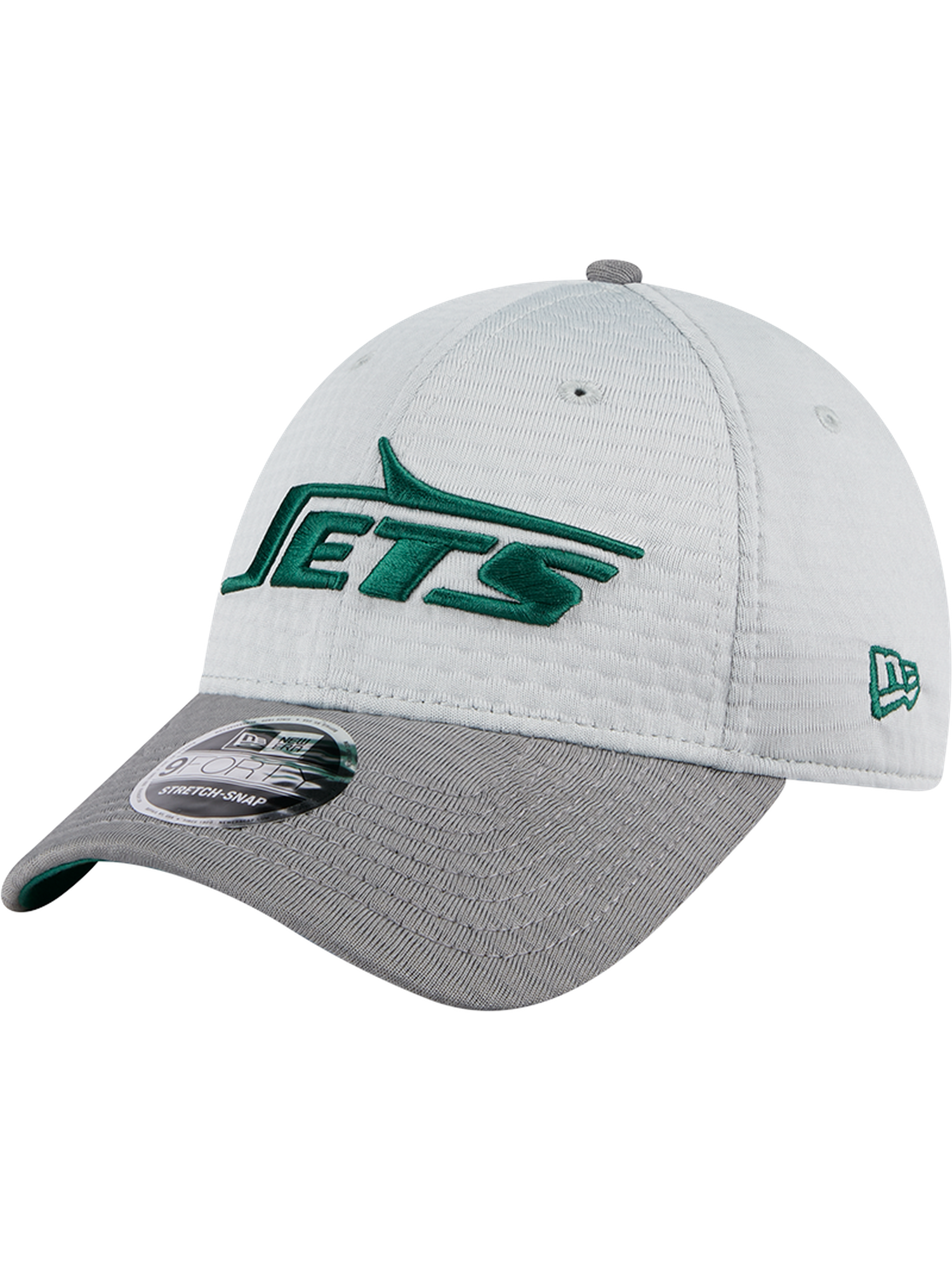 New York Jets New Era NFL 24 Training 9FORTY Stretch-Snapback Hat - Grey