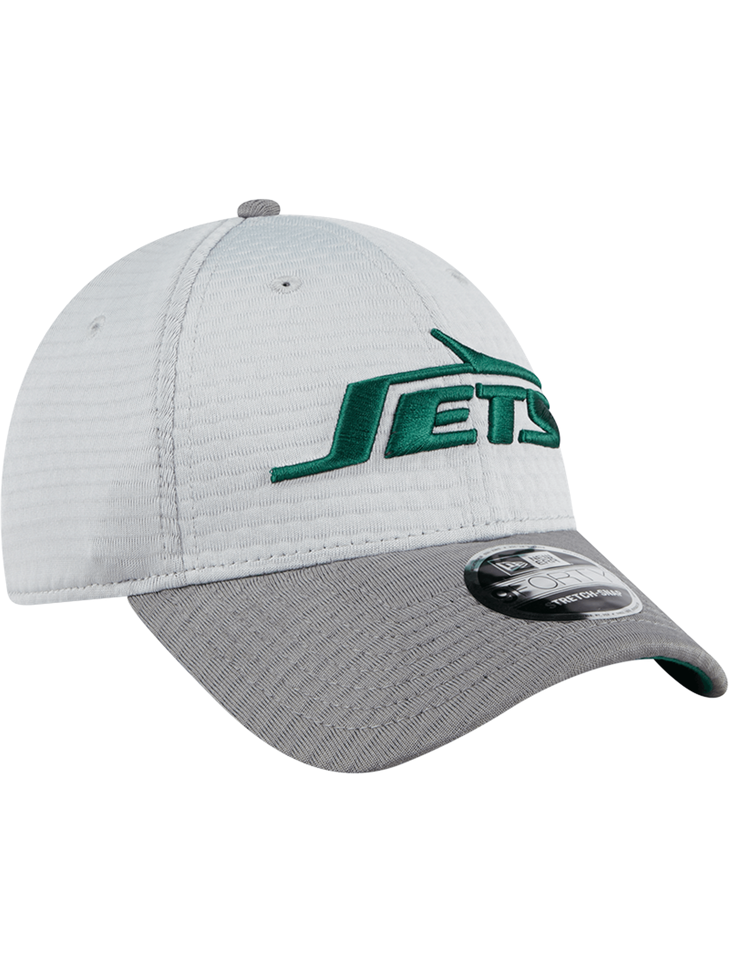 New York Jets New Era NFL 24 Training 9FORTY Stretch-Snapback Hat - Grey