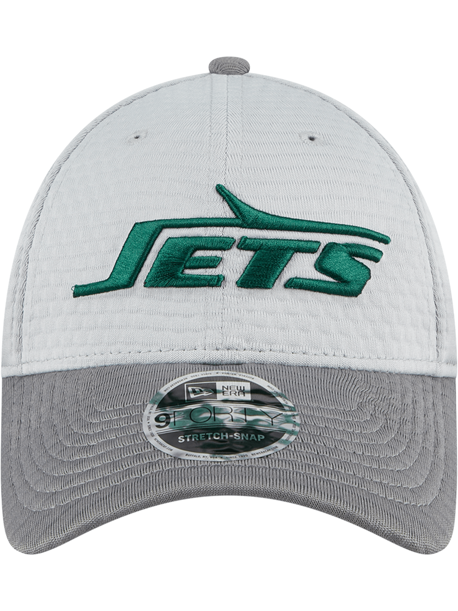 New York Jets New Era NFL 24 Training 9FORTY Stretch-Snapback Hat - Grey