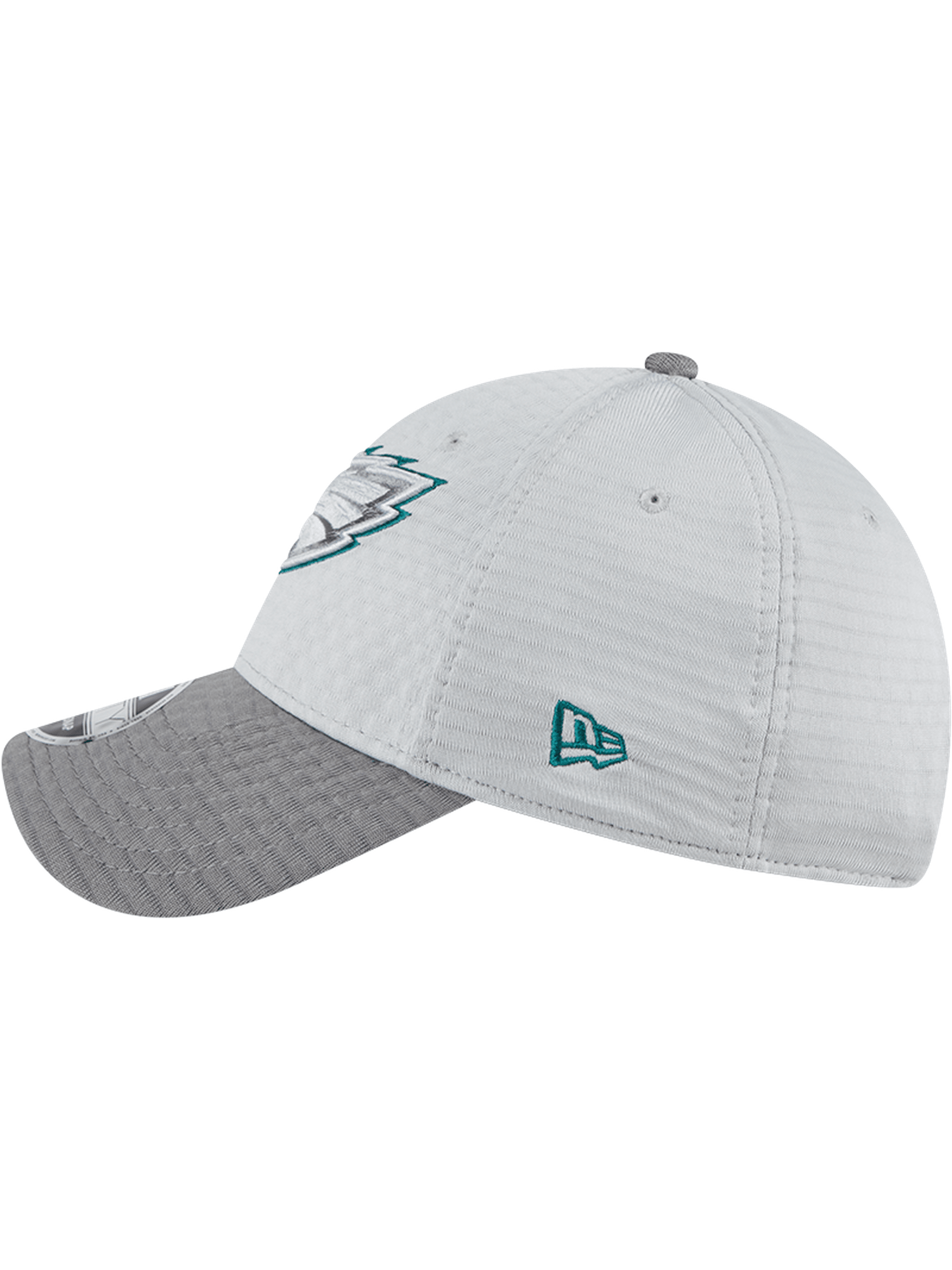 Philadelphia Eagles New Era NFL 24 Training 9FORTY Stretch-Snapback Hat - Grey