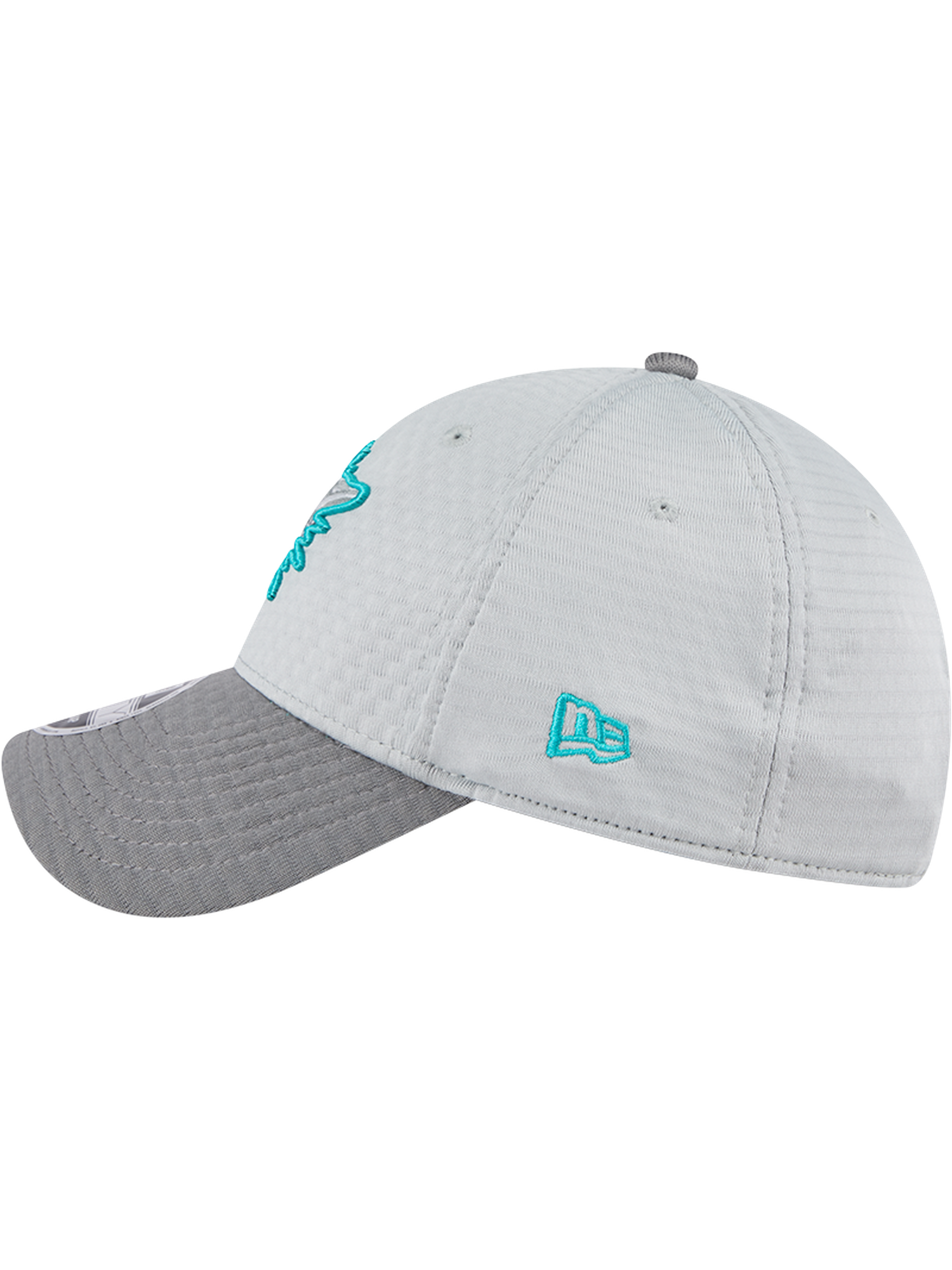 Miami Dolphins New Era NFL 24 Training 9FORTY Stretch-Snapback Hat - Grey