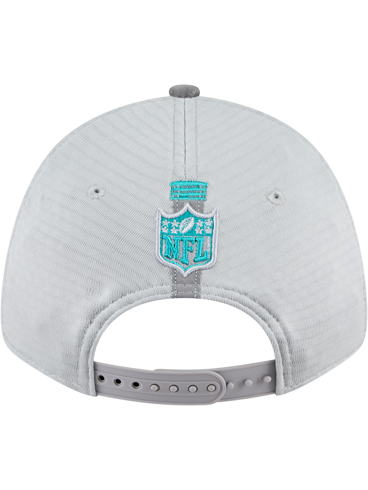 Miami Dolphins New Era NFL 24 Training 9FORTY Stretch-Snapback Hat - Grey