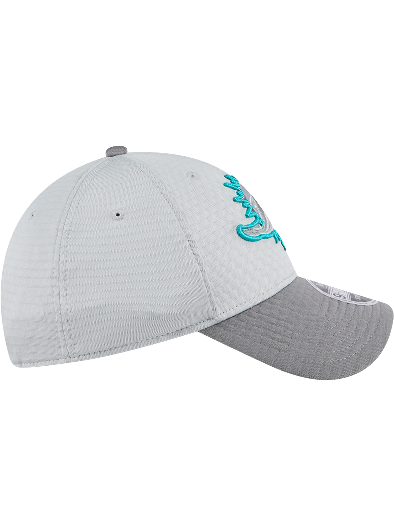 Miami Dolphins New Era NFL 24 Training 9FORTY Stretch-Snapback Hat - Grey