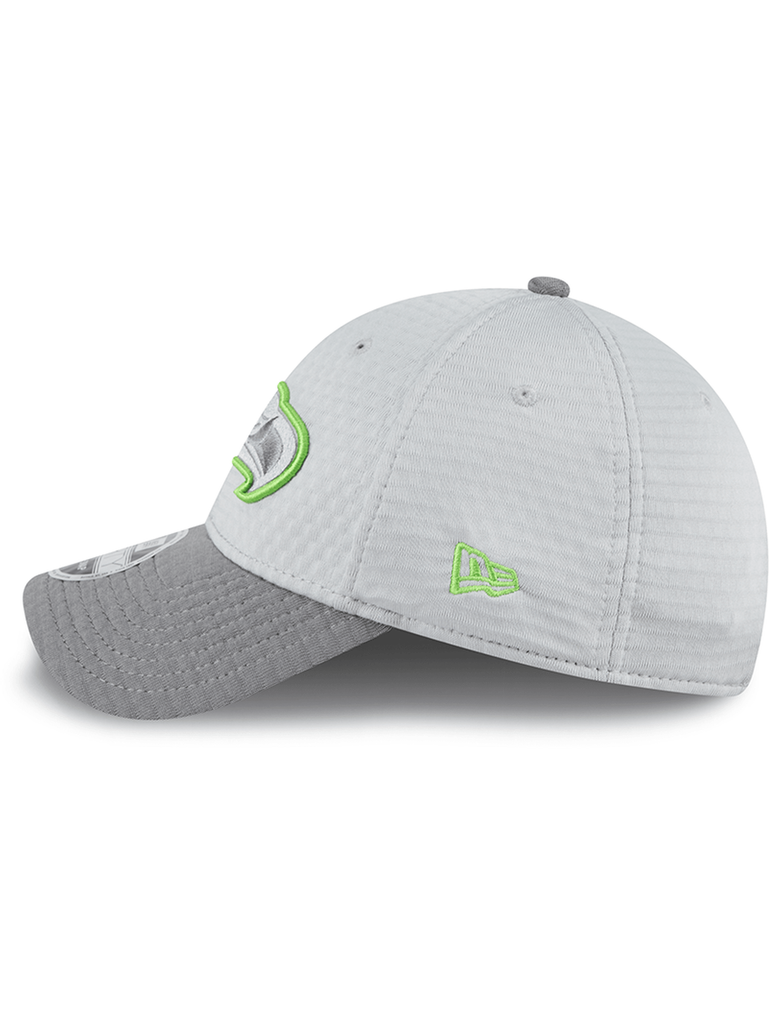 Seattle Seahawks New Era NFL 24 Training 9FORTY Stretch-Snapback Hat - Grey