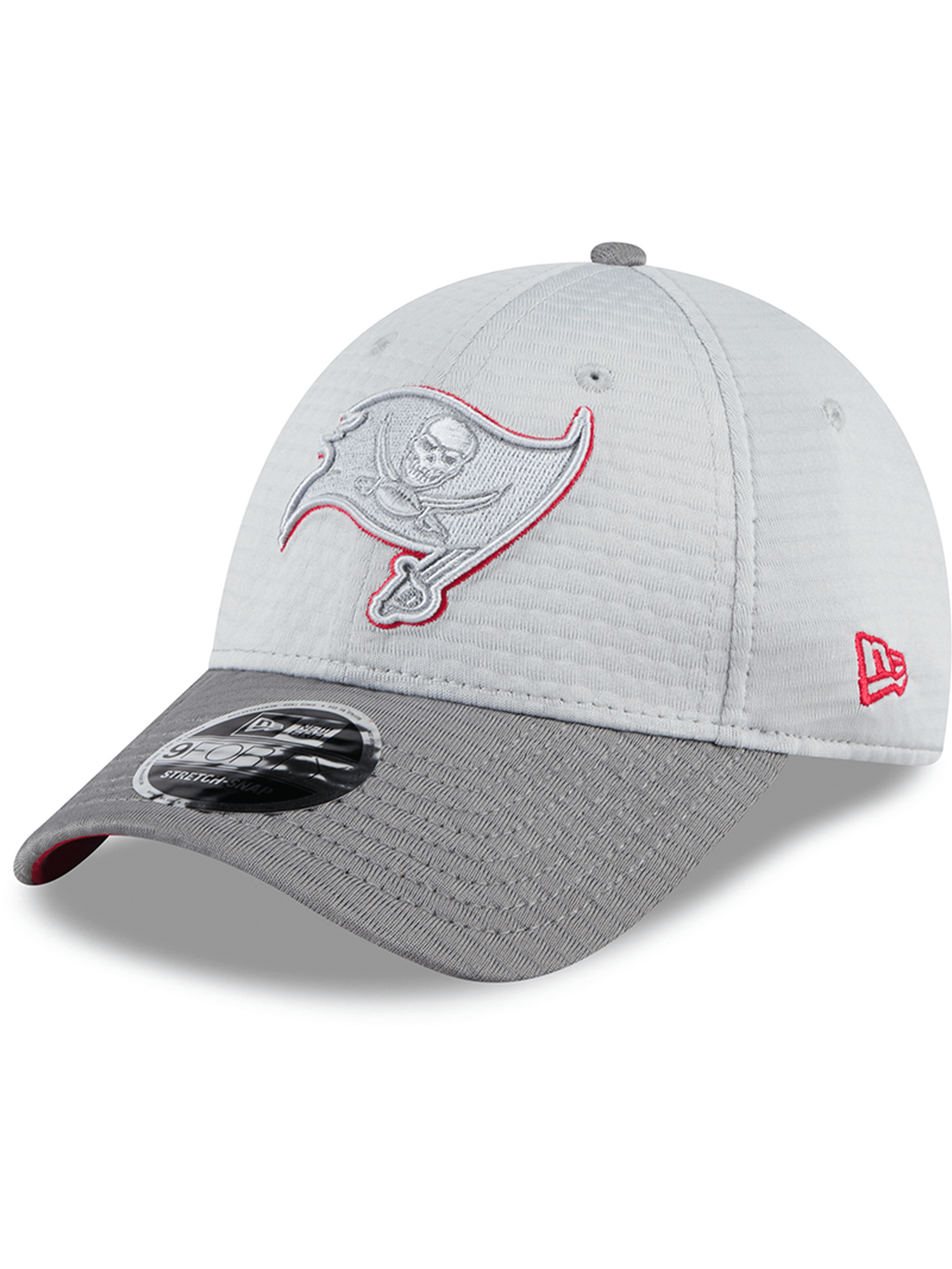 Tampa Bay Buccaneers New Era NFL 24 Training 9FORTY Stretch-Snapback Hat - Grey