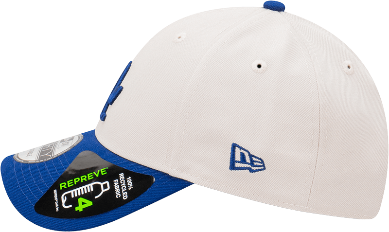 Youths Los Angeles Dodgers New Era MLB Team 2 Tone Repreve 9FORTY Strapback Hat - Stone