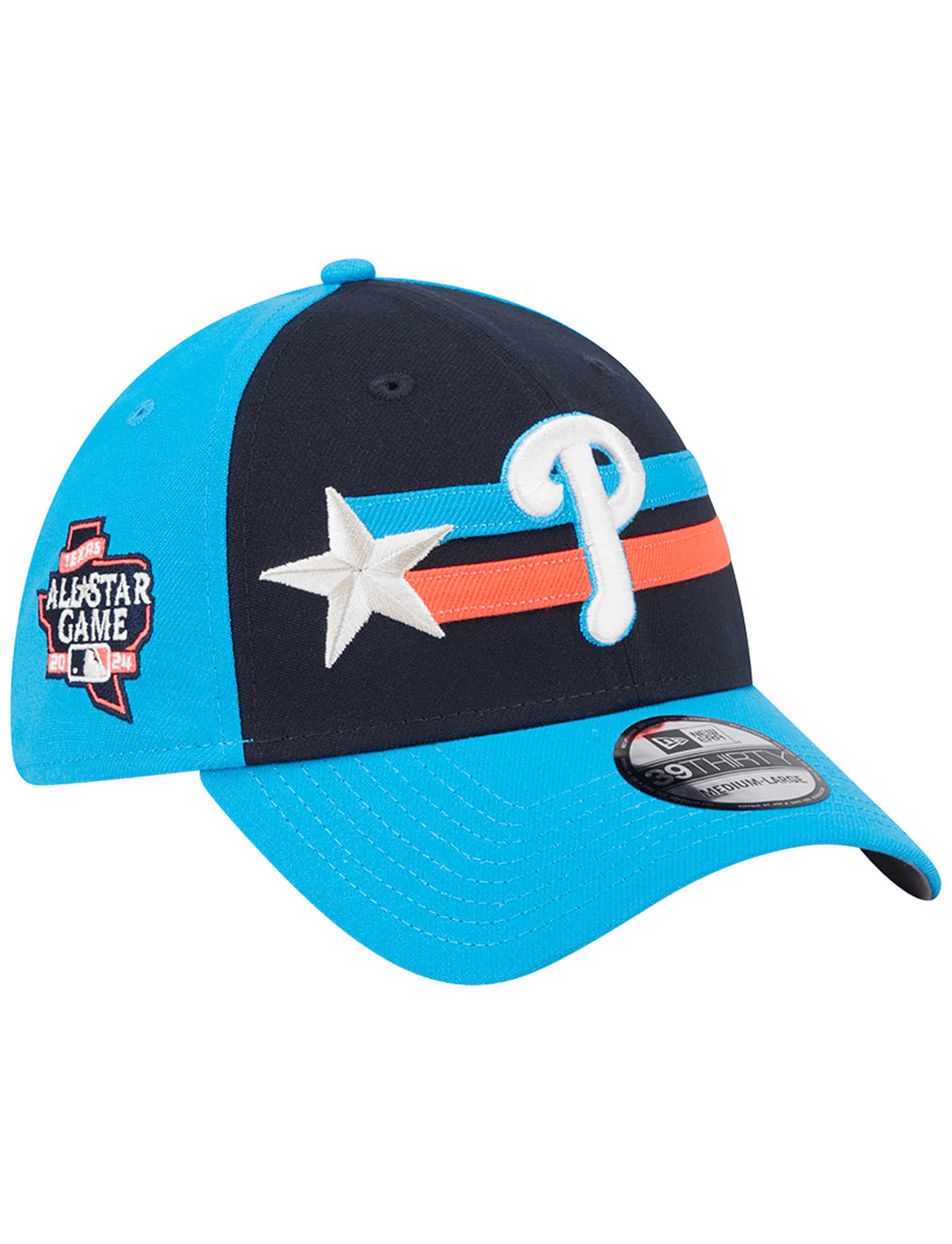 Philadelphia Phillies New Era MLB 24 All-Star Game 39THIRTY Stretch-Fit Hat