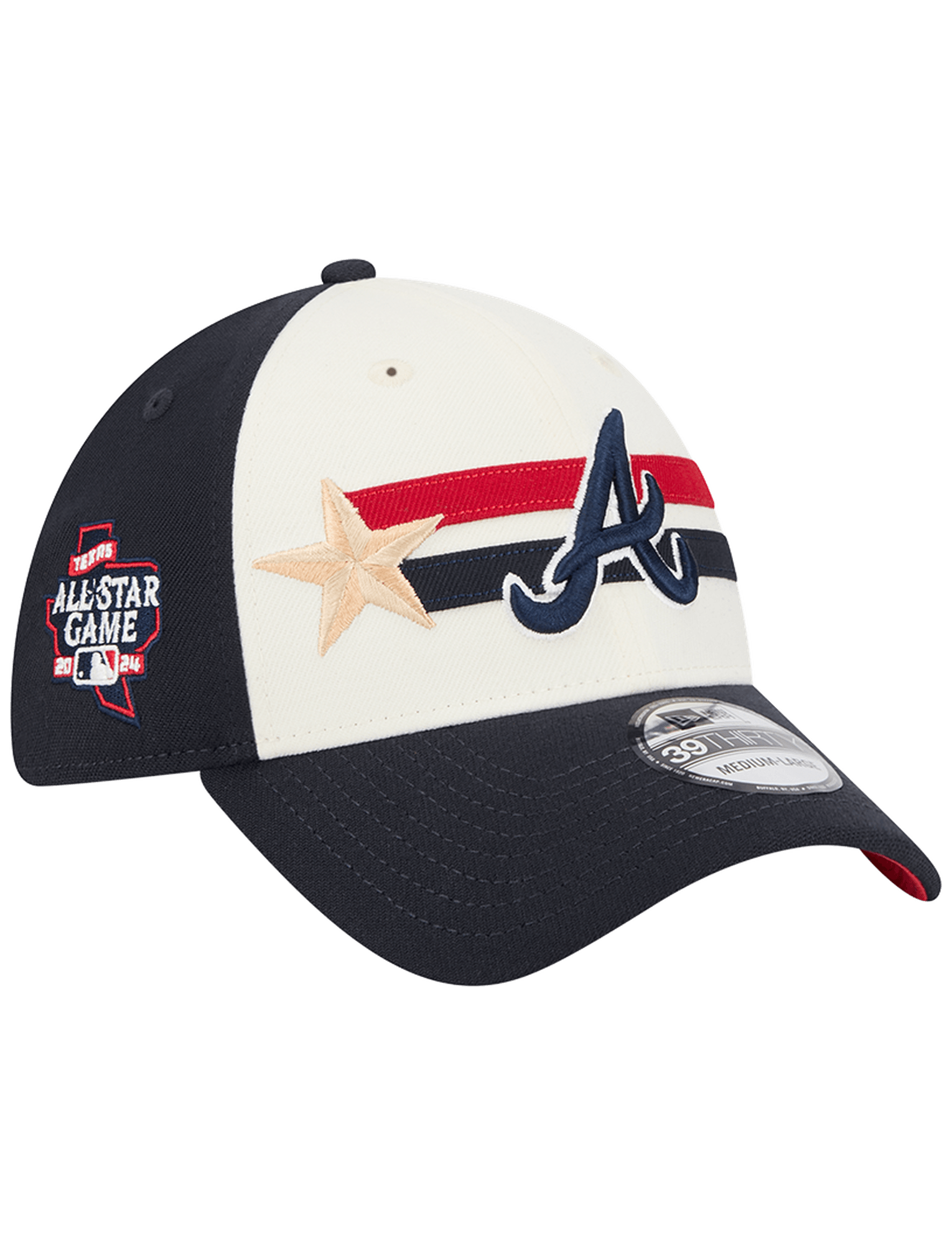 Atlanta Braves New Era MLB 24 All-Star Workout 39THIRTY Stretch-Fit Hat