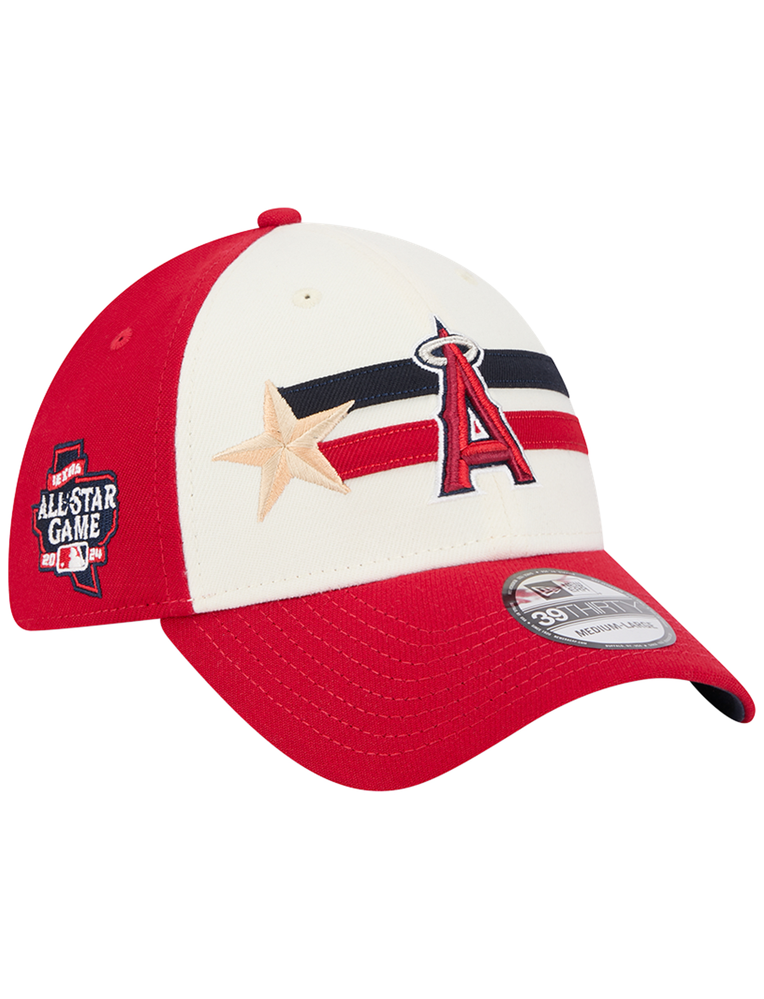 Los Angeles Angels New Era MLB 24 All-Star Workout 39THIRTY Stretch-Fit Hat