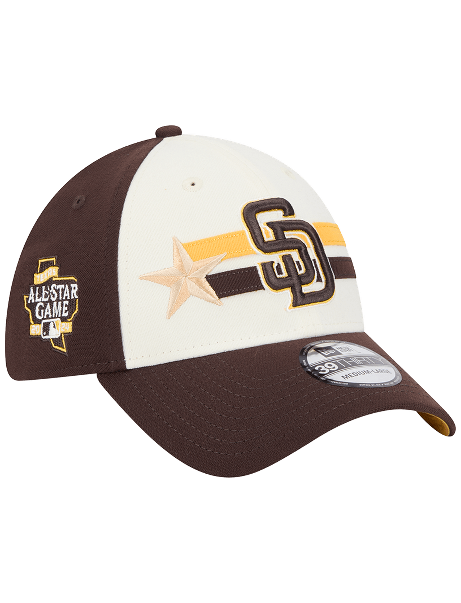 San Diego Padres New Era MLB 24 All-Star Workout 39THIRTY Stretch-Fit Hat