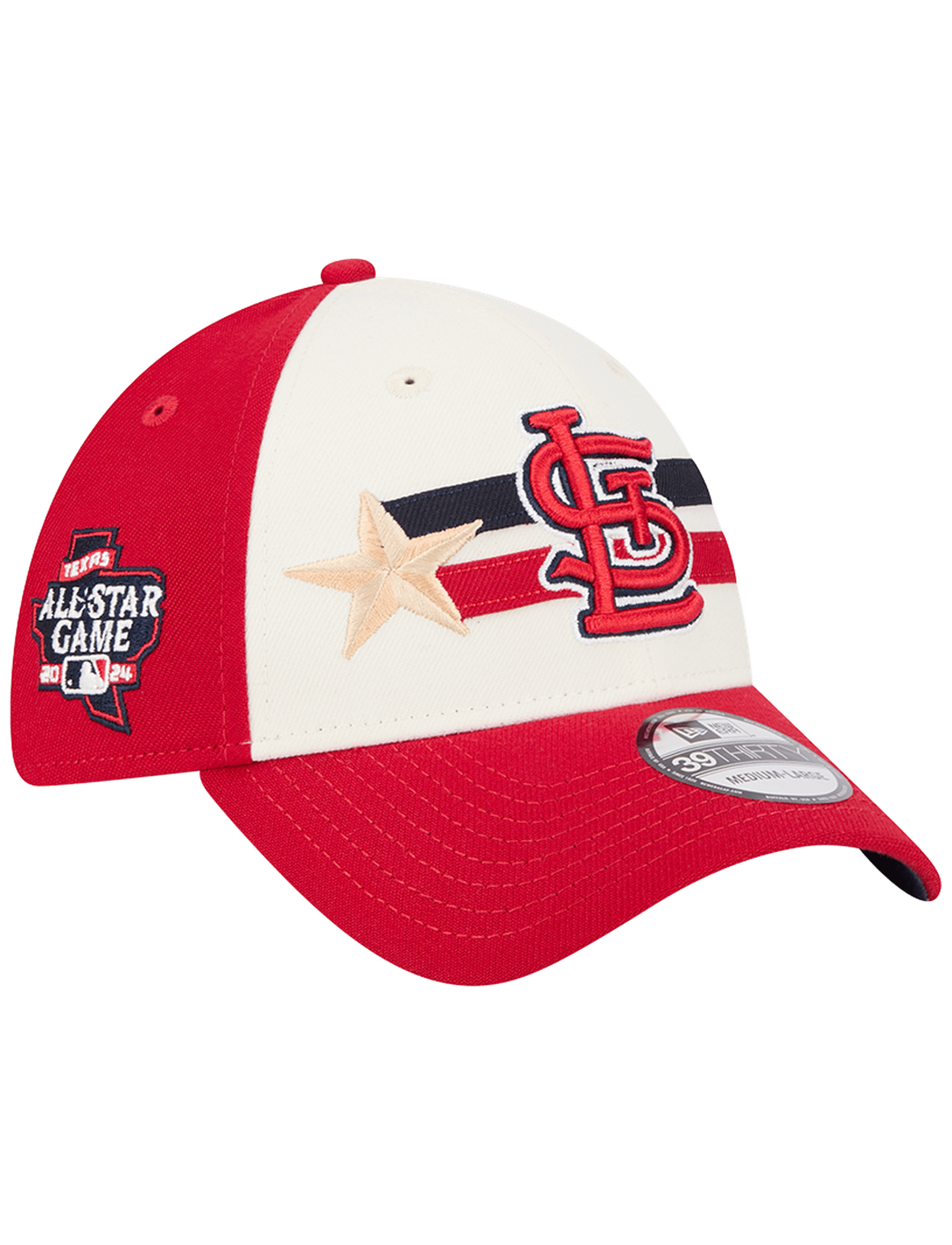 St Louis Cardinals New Era MLB 24 All-Star Workout 39THIRTY Stretch-Fit Hat