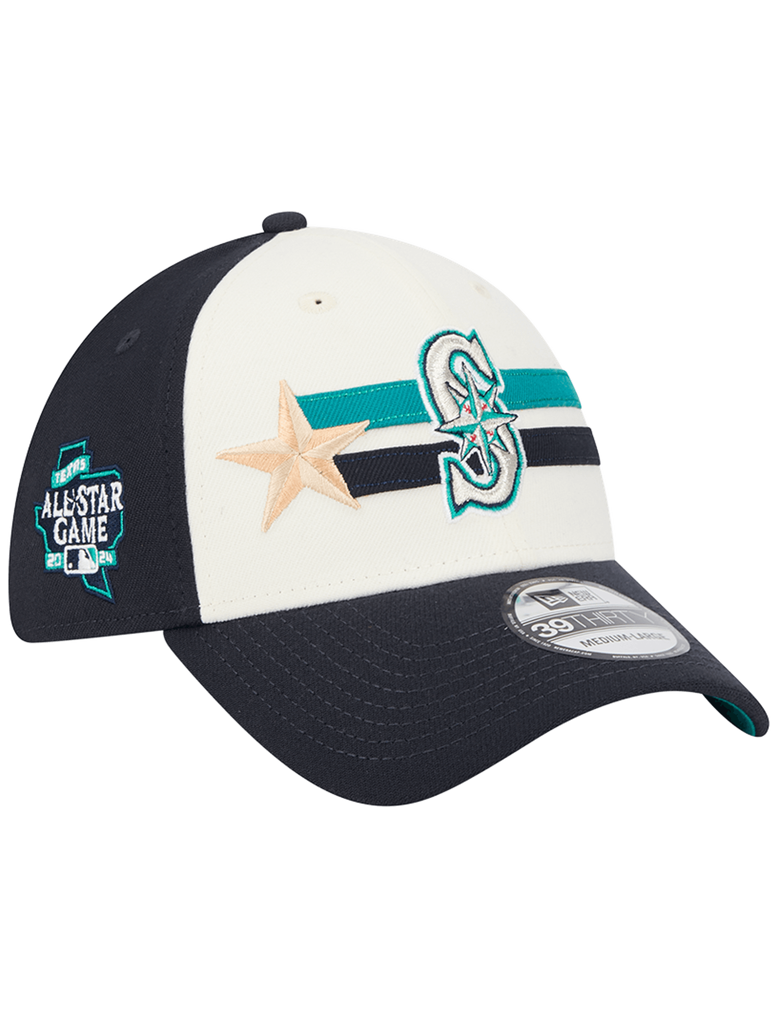 Seattle Mariners New Era MLB 24 All-Star Workout 39THIRTY Stretch-Fit Hat