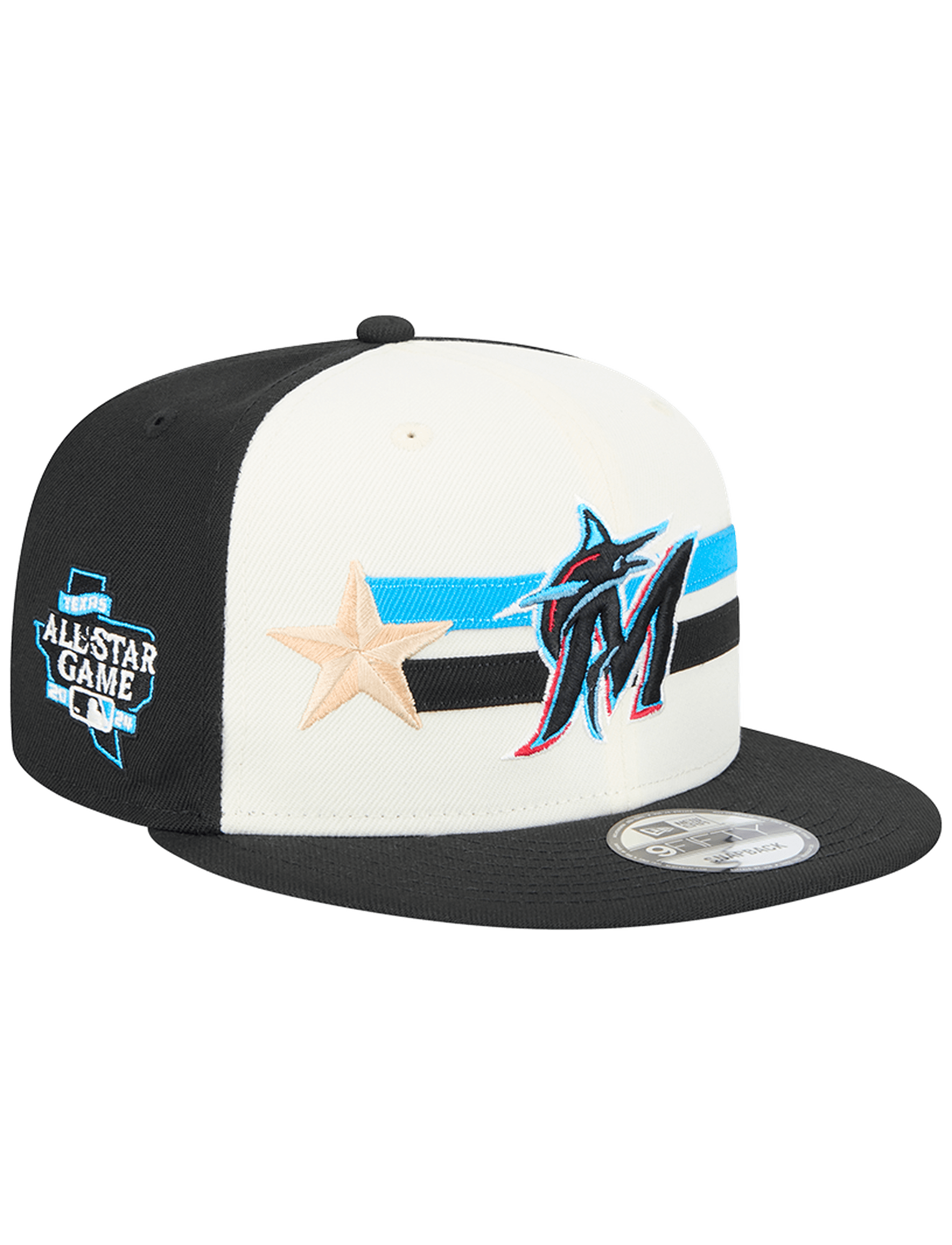 Miami Marlins New Era MLB 24 All-Star Workout 9FIFTY Snapback Hat