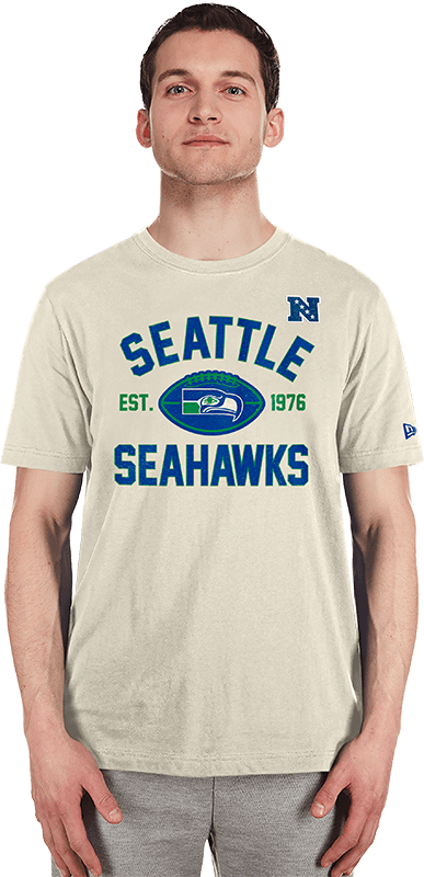 Seattle Seahawks New Era NFL 24 Sideline Historic T-Shirt - Stone