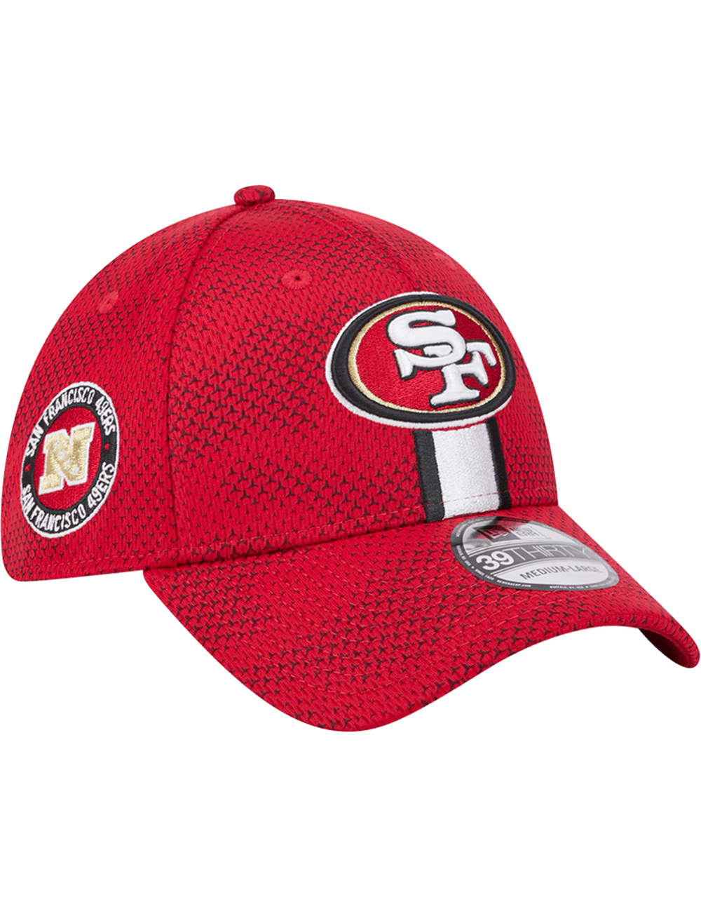 San Francisco 49ers New Era NFL 24 Sideline 39THIRTY Stretch-Fit Hat