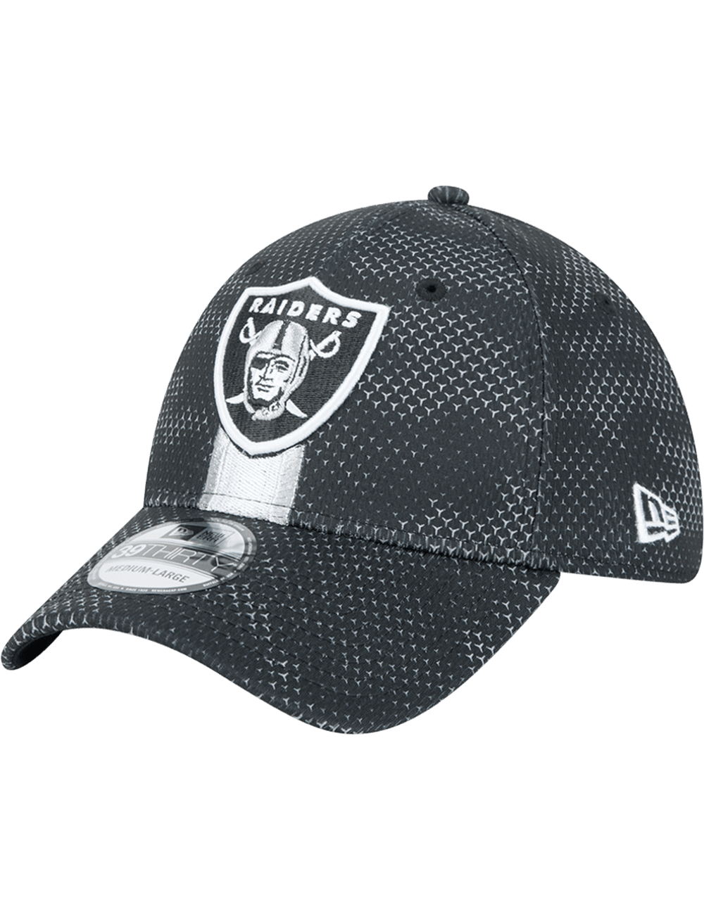 Las Vegas Raiders New Era NFL 24 Sideline 39THIRTY Stretch-Fit Hat