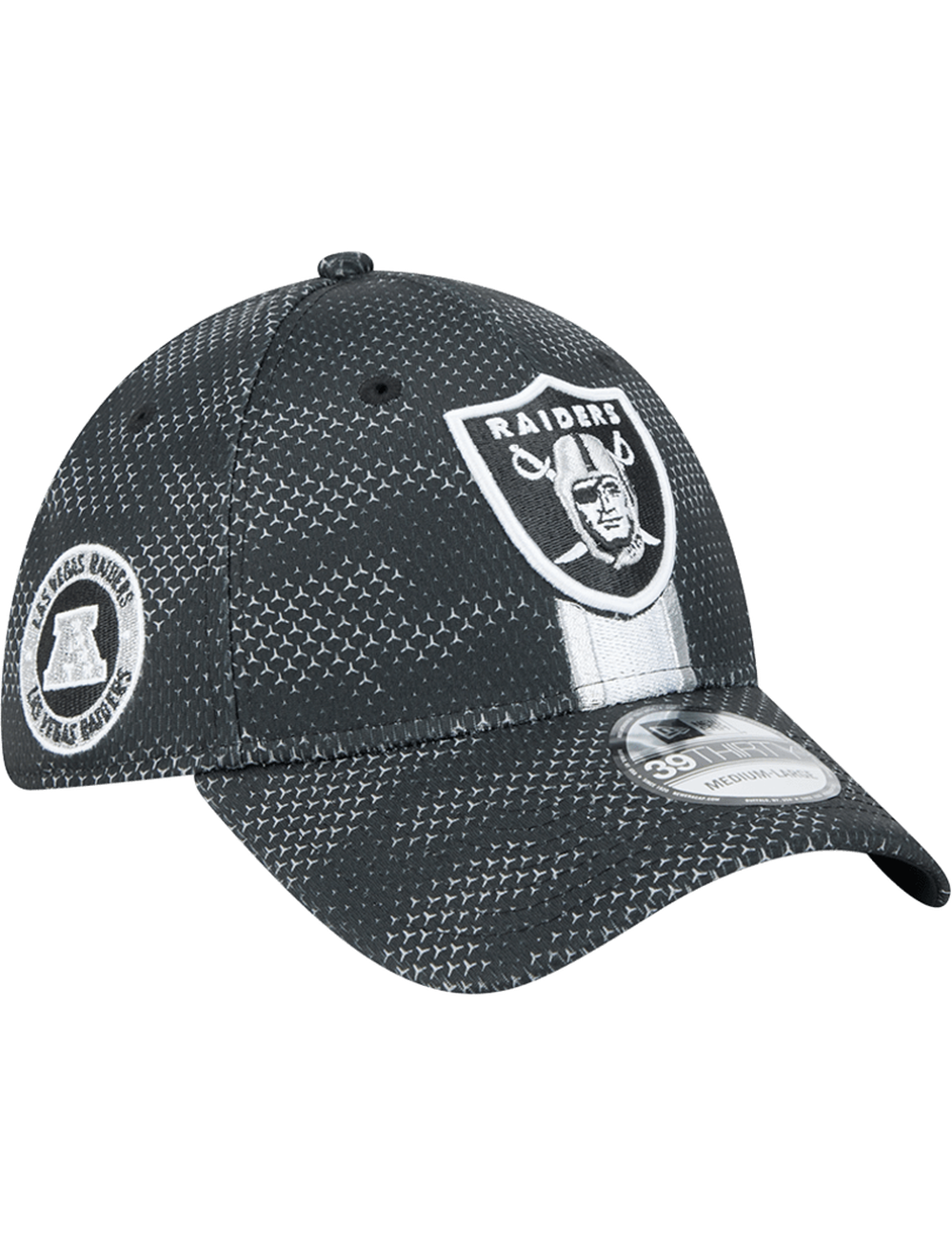 Las Vegas Raiders New Era NFL 24 Sideline 39THIRTY Stretch-Fit Hat