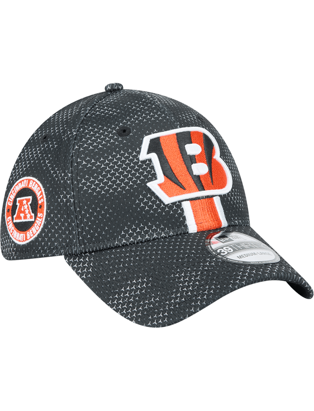 Cincinnati Bengals New Era NFL 24 Sideline 39THIRTY Stretch-Fit Hat