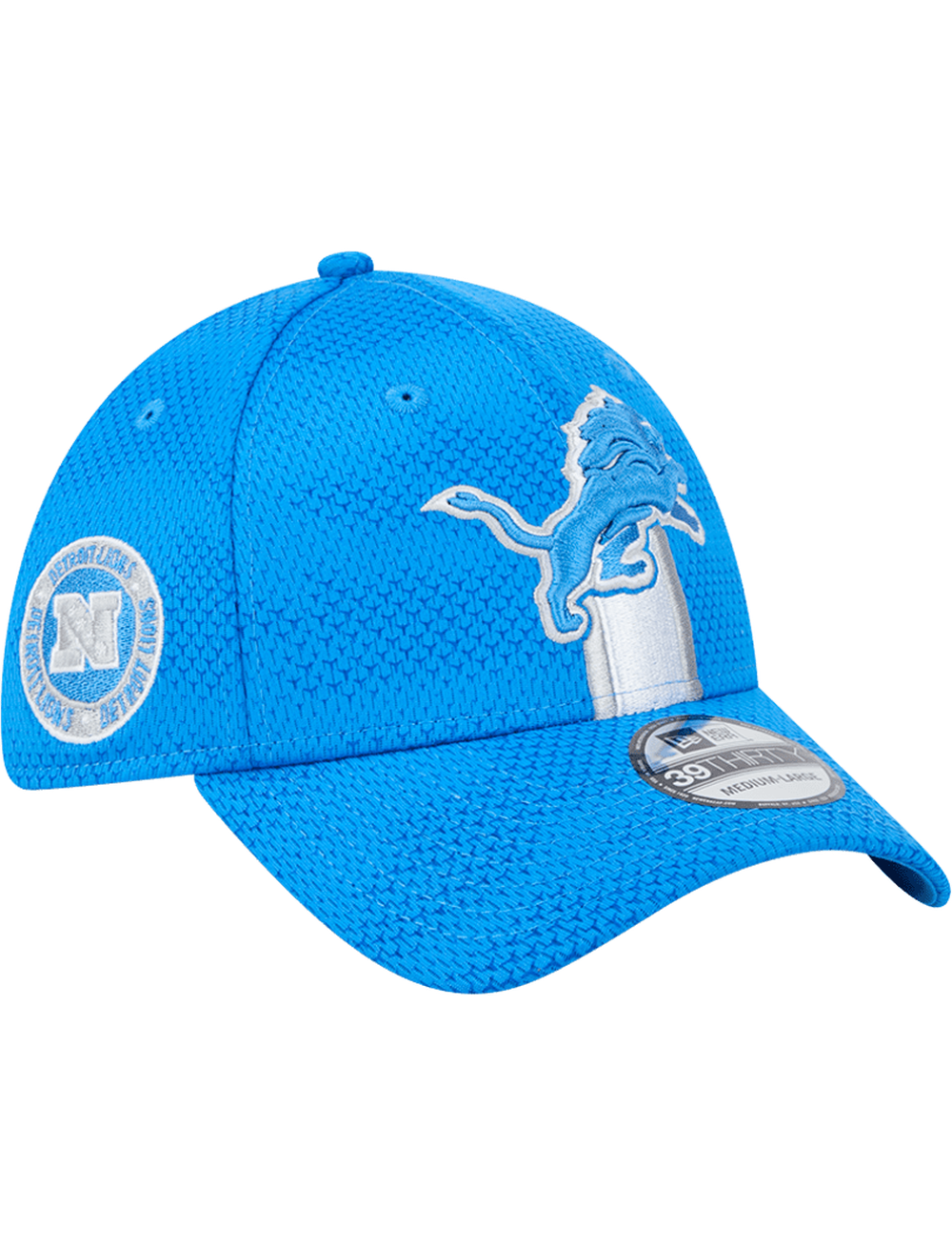 Detroit Lions New Era NFL 24 Sideline 39THIRTY Stretch-Fit Hat