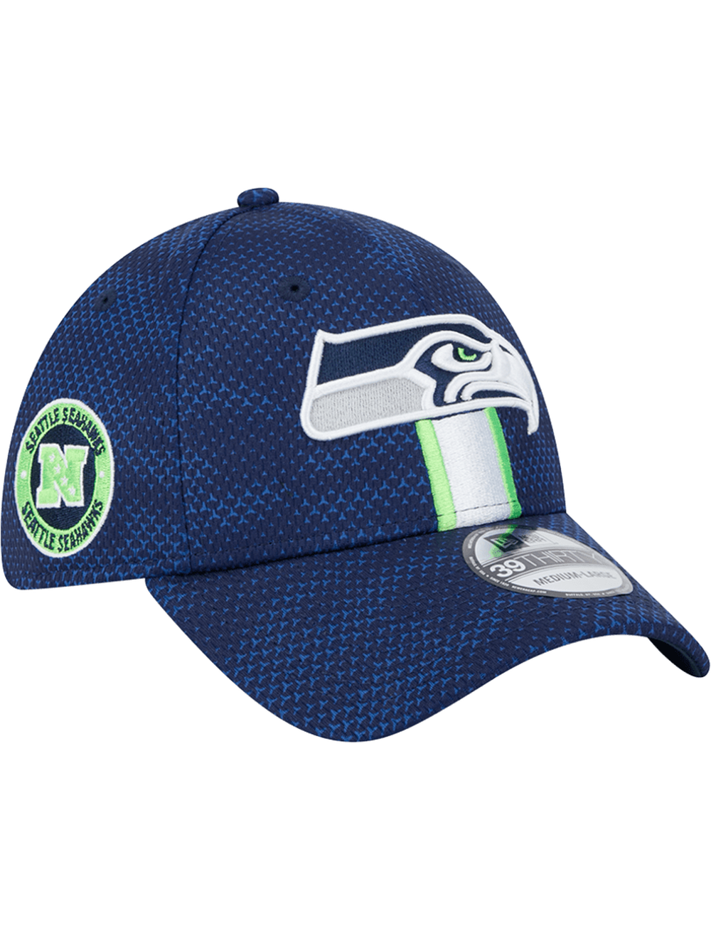 Seattle Seahawks New Era NFL 24 Sideline 39THIRTY Stretch-Fit Hat