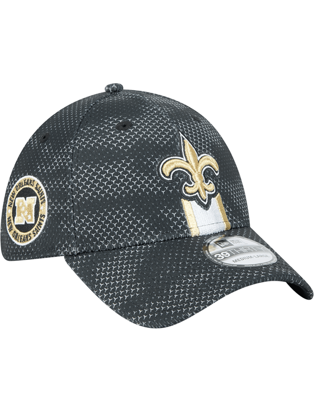 New Orleans Saints New Era NFL 24 Sideline 39THIRTY Stretch-Fit Hat