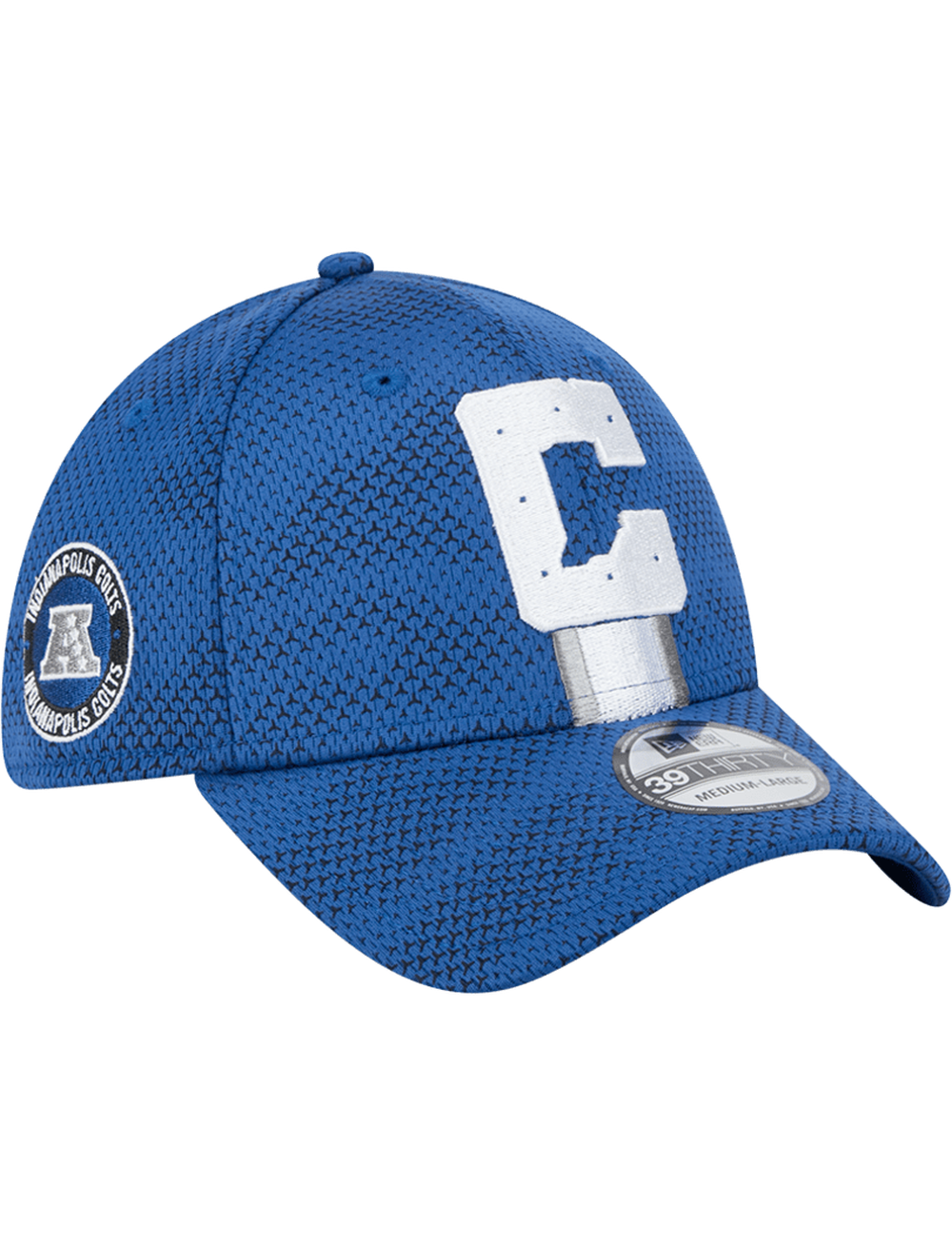 Indianapolis Colts New Era NFL 24 Sideline 39THIRTY Stretch-Fit Hat