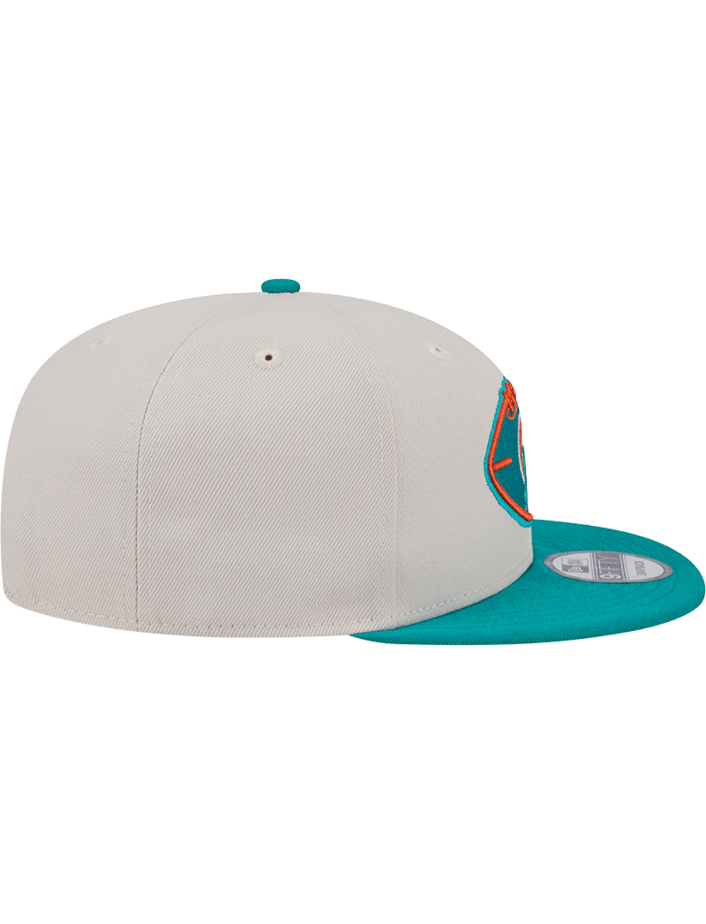 Miami Dolphins New Era NFL 24 Sideline Historic 9FIFTY Snapback Hat - Stone