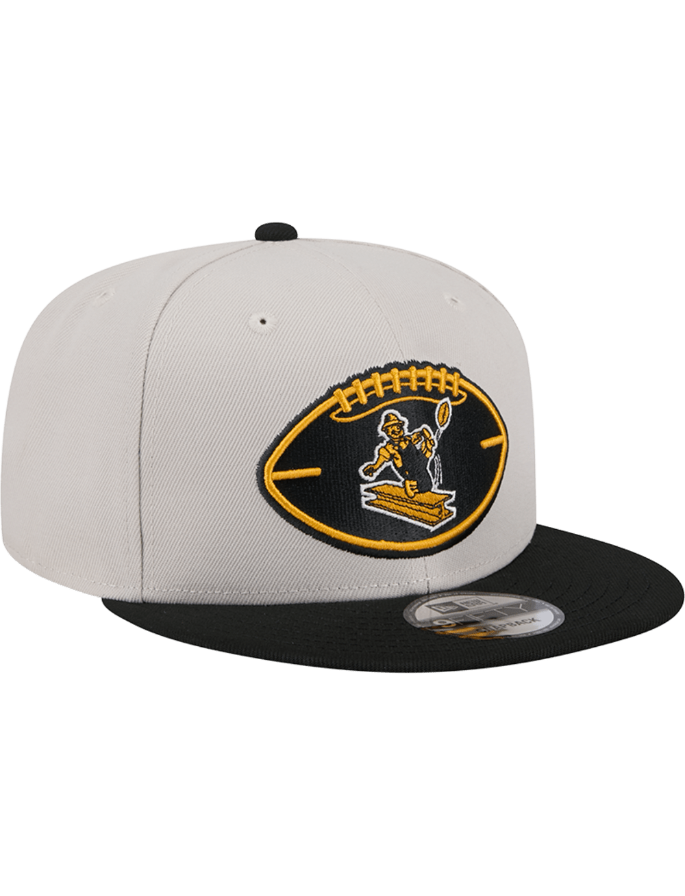 Pittsburgh Steelers New Era NFL 24 Sideline Historic 9FIFTY Snapback Hat - Stone