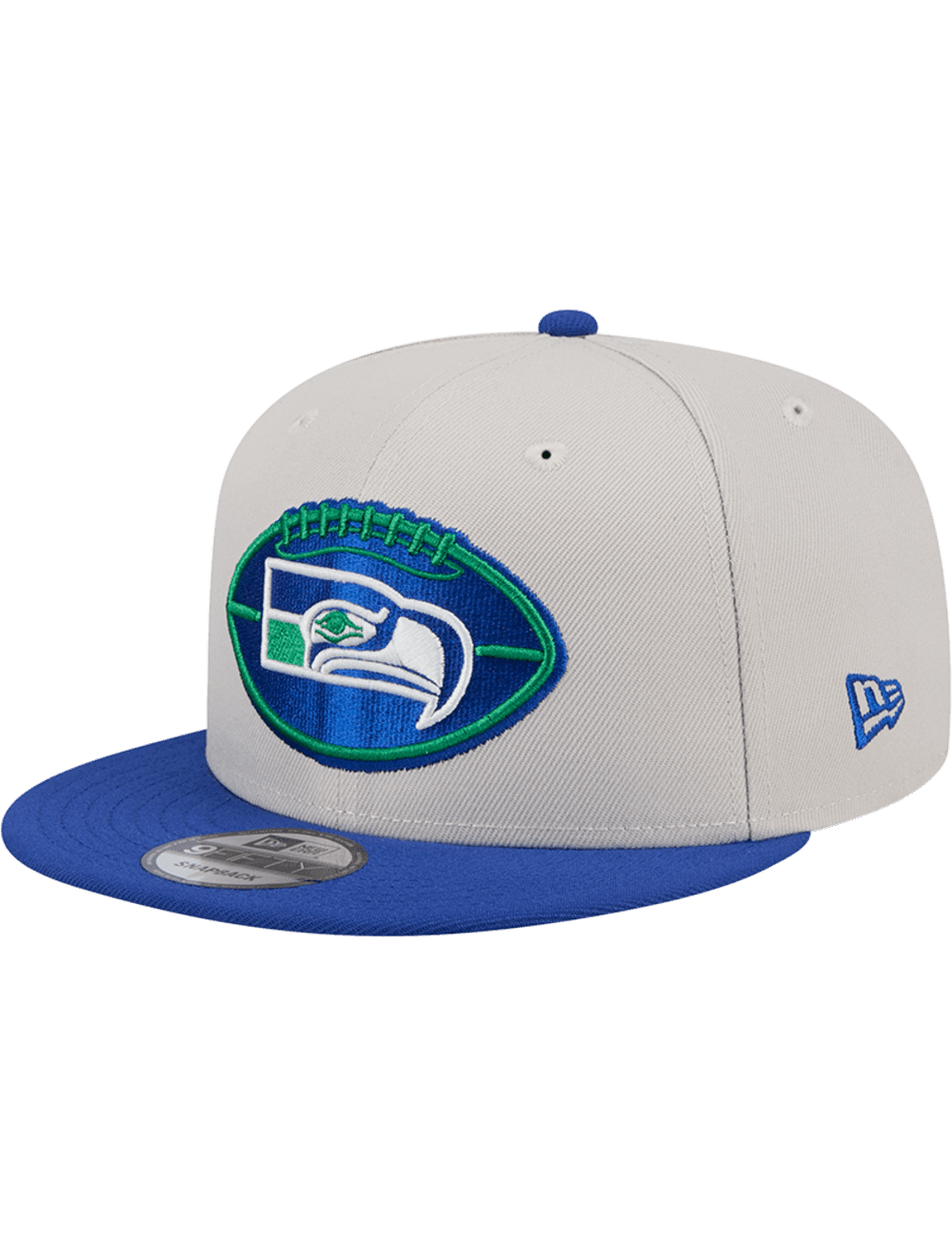 Seattle Seahawks New Era NFL 24 Sideline Historic 9FIFTY Snapback Hat - Stone