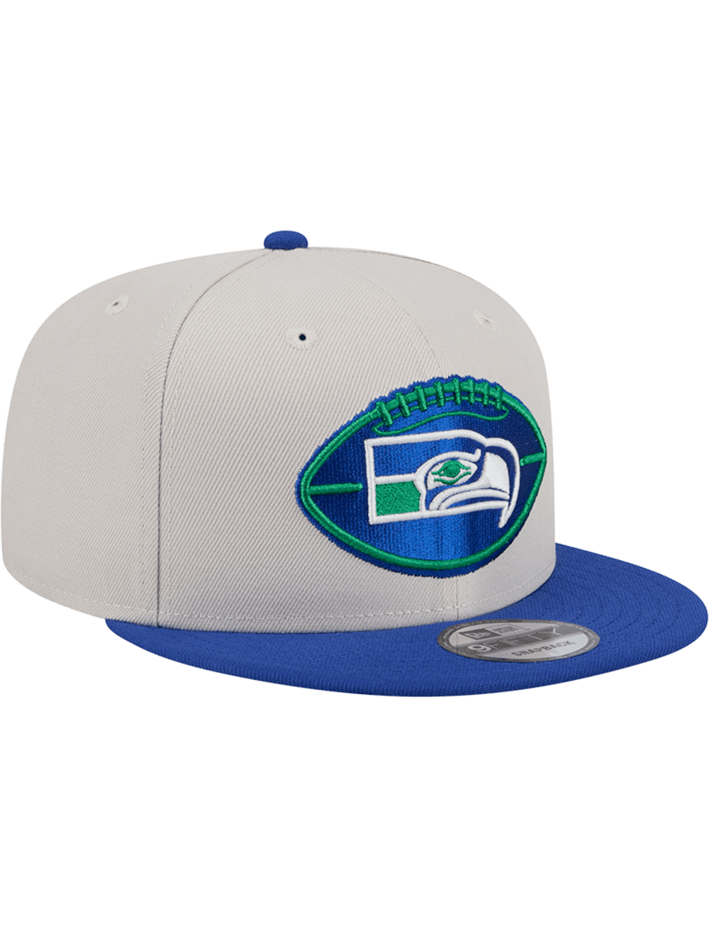 Seattle Seahawks New Era NFL 24 Sideline Historic 9FIFTY Snapback Hat - Stone